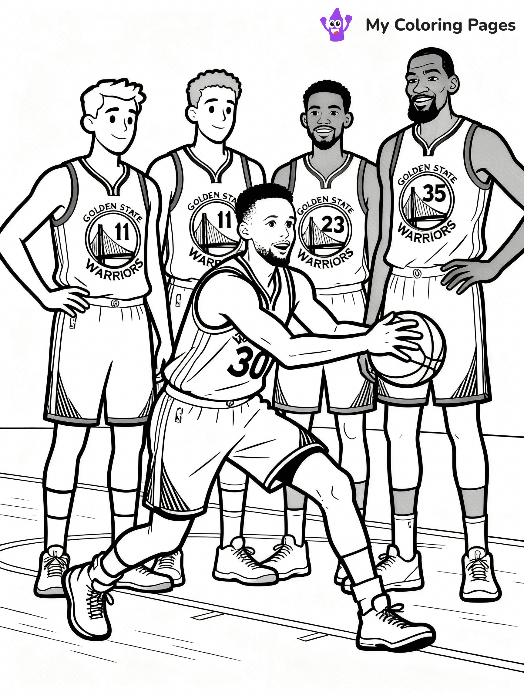 Steph Curry Coloring Pages - 6