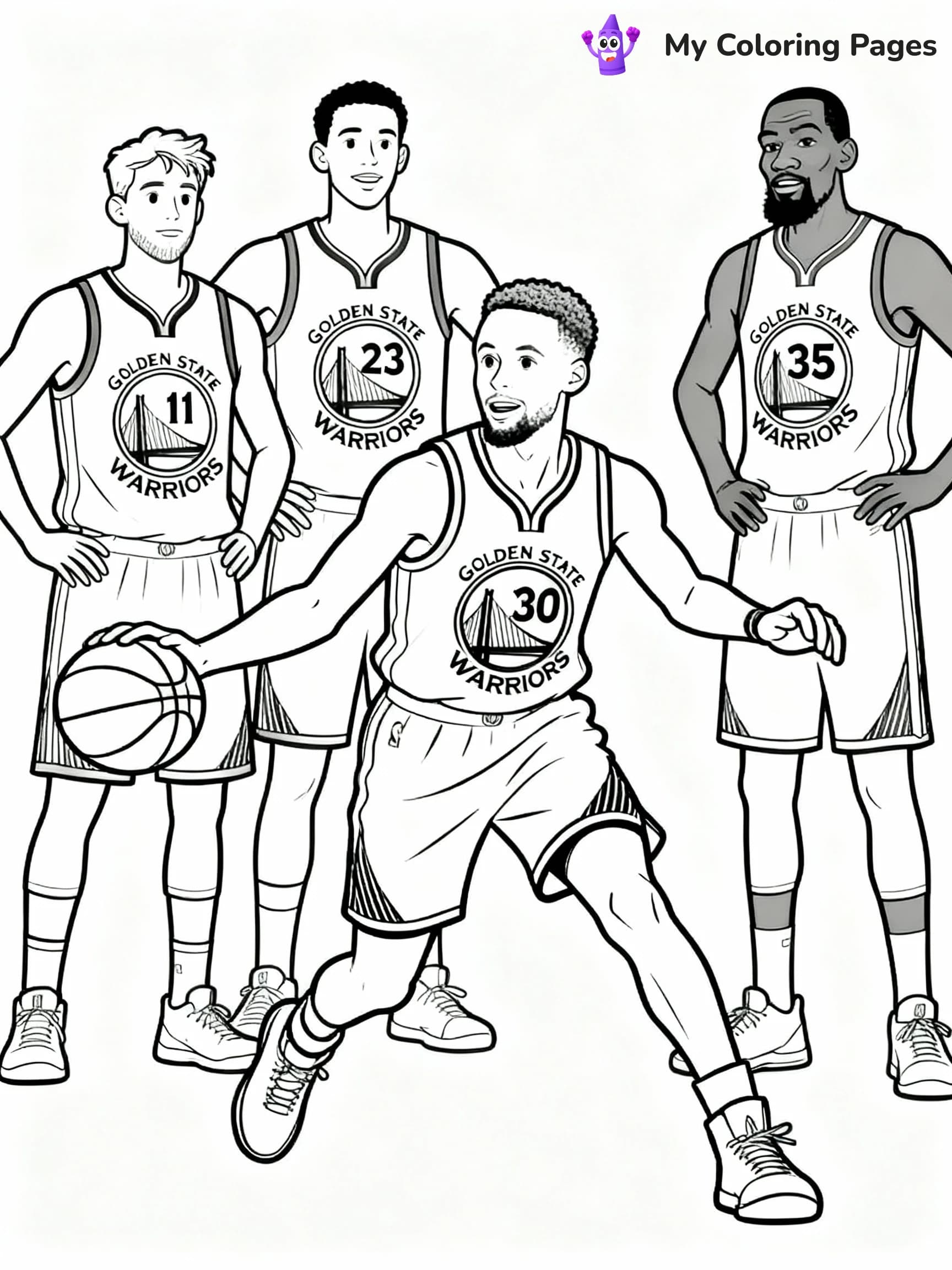 Steph Curry Coloring Pages - 5