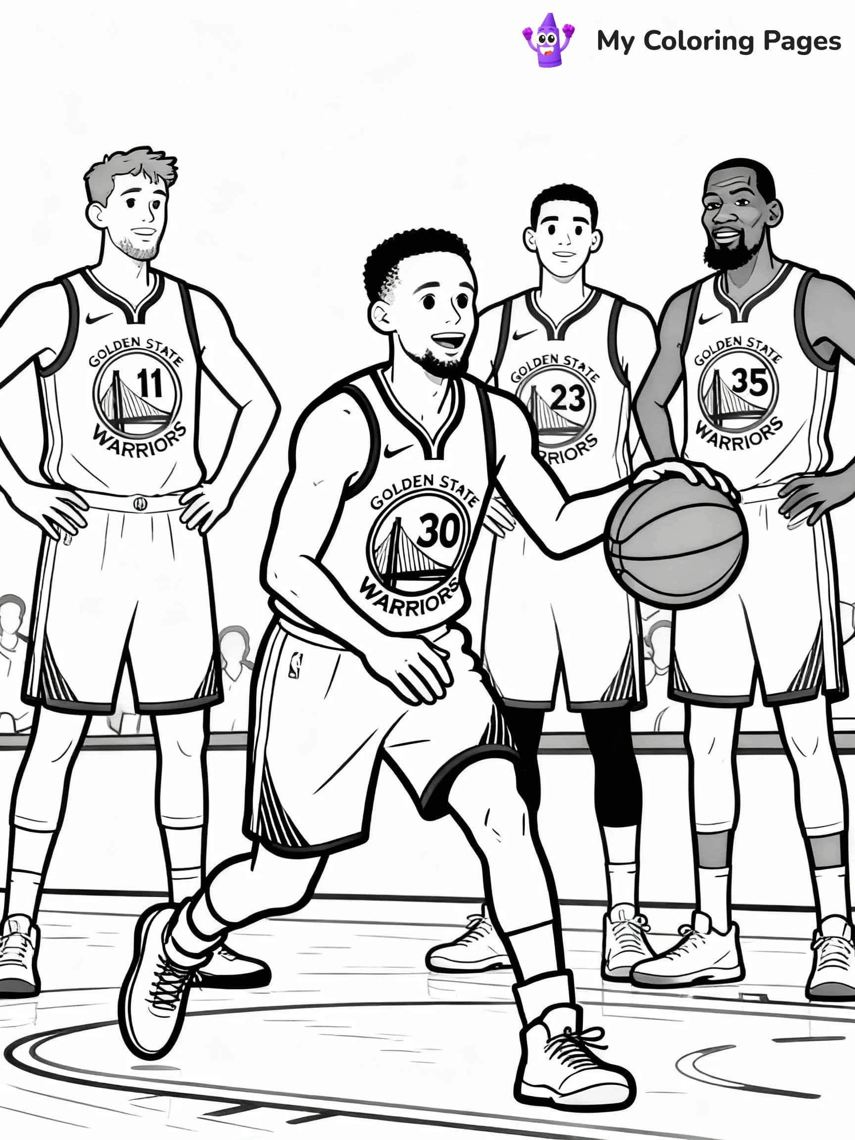 Steph Curry Coloring Pages - 4