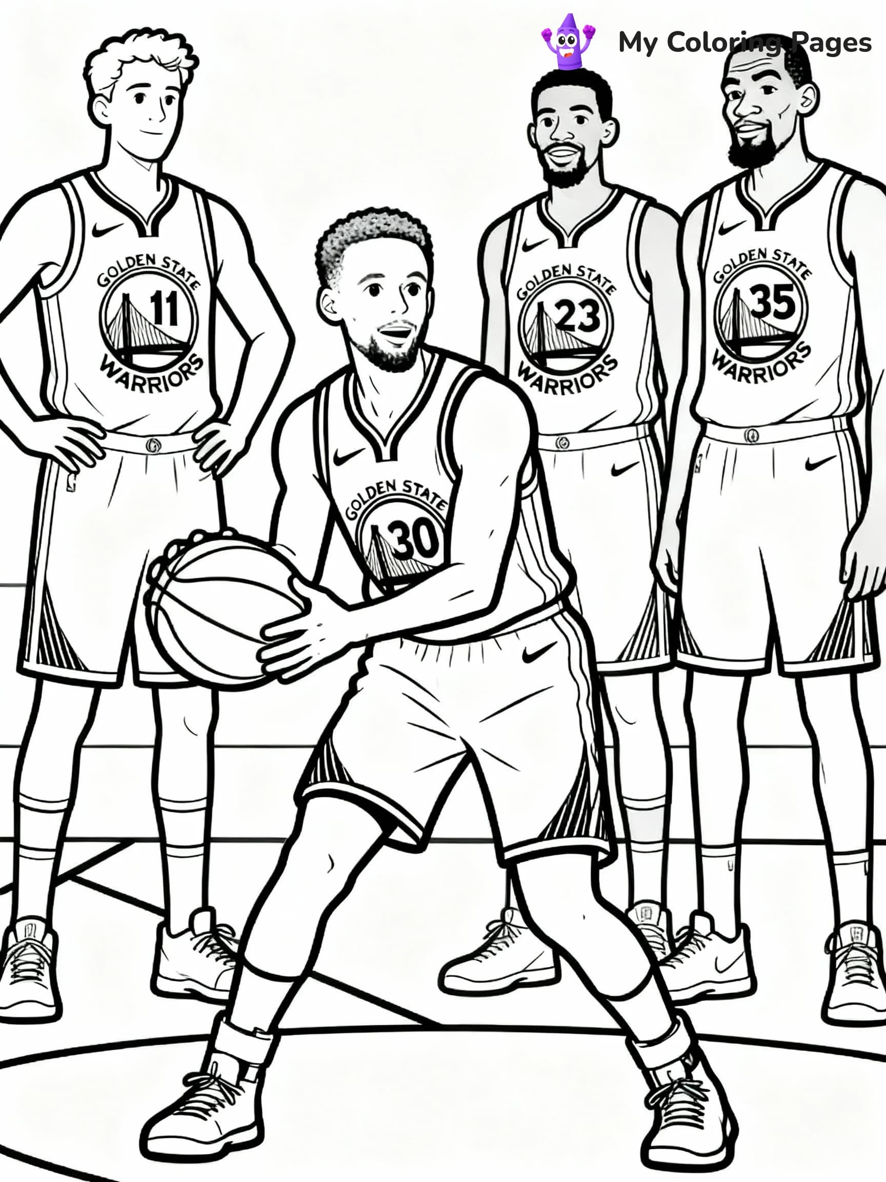 Steph Curry Coloring Pages - 3