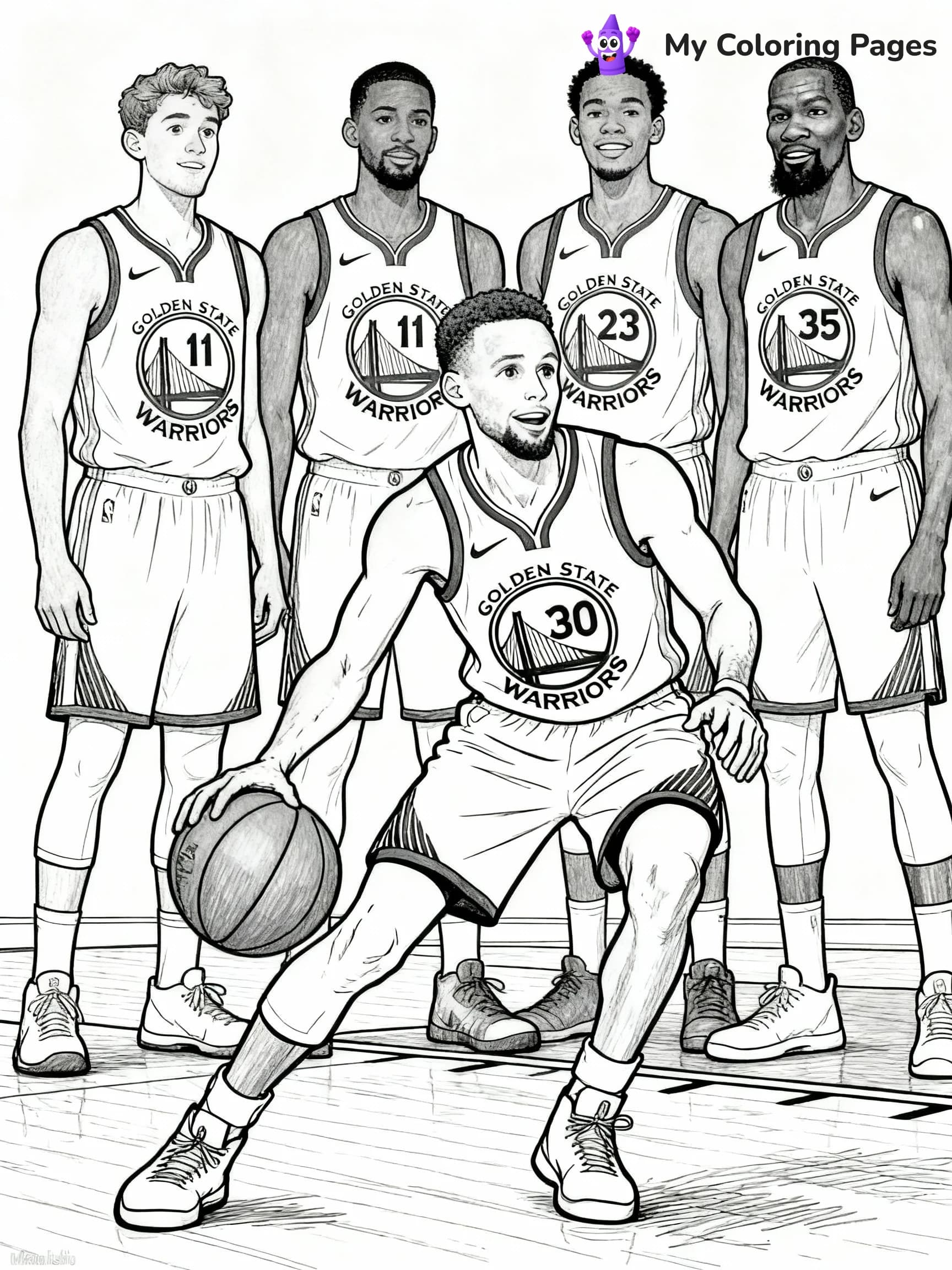 Steph Curry Coloring Pages - 2