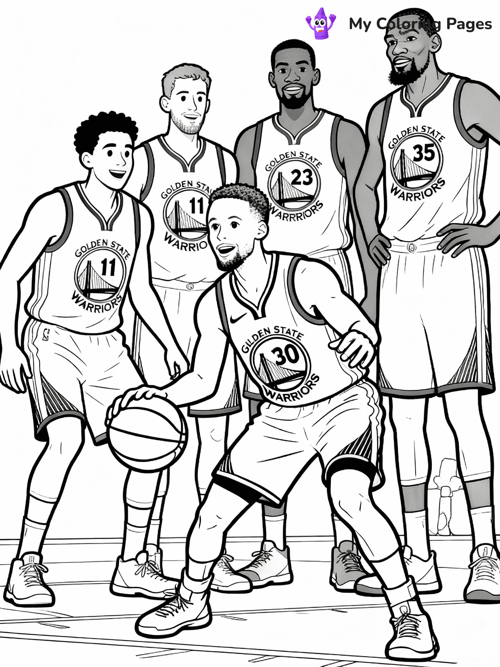 Steph Curry Coloring Pages - 1