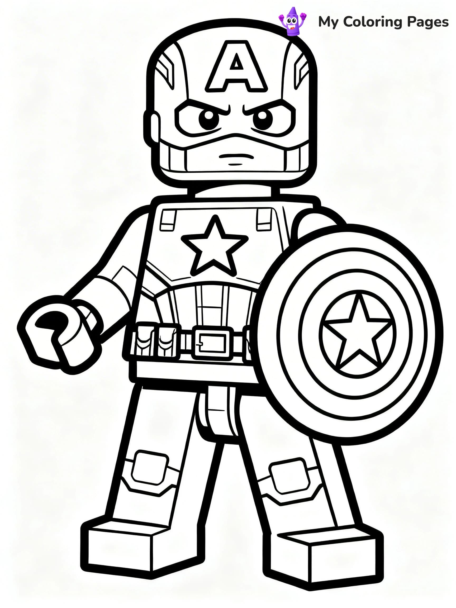 Lego Marvel Coloring Pages - 22
