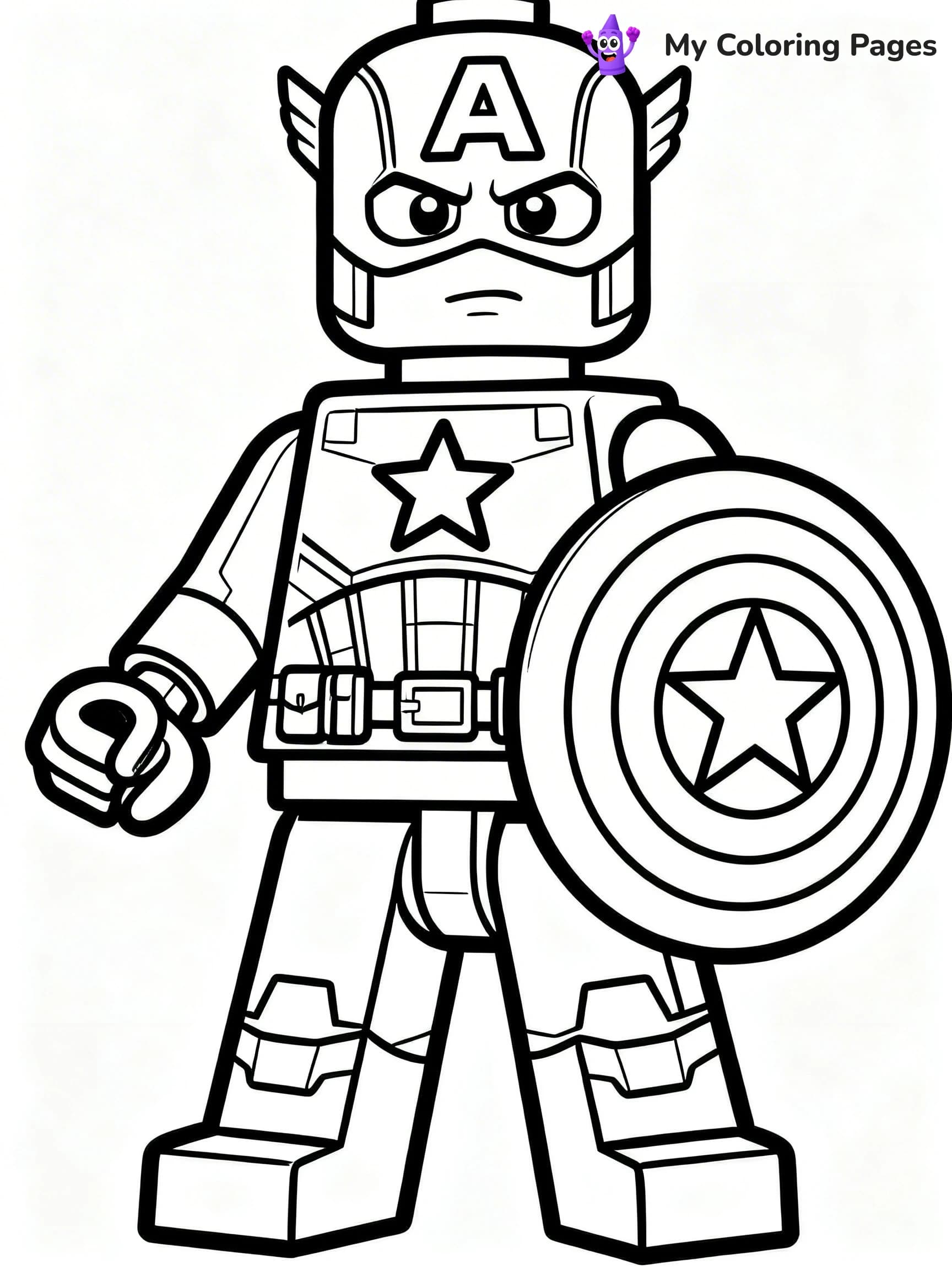 Lego Marvel Coloring Pages - 21
