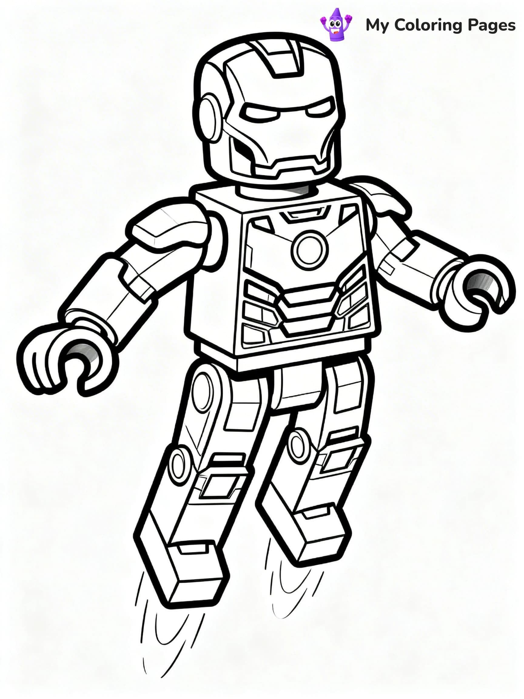 Lego Marvel Coloring Pages - 19