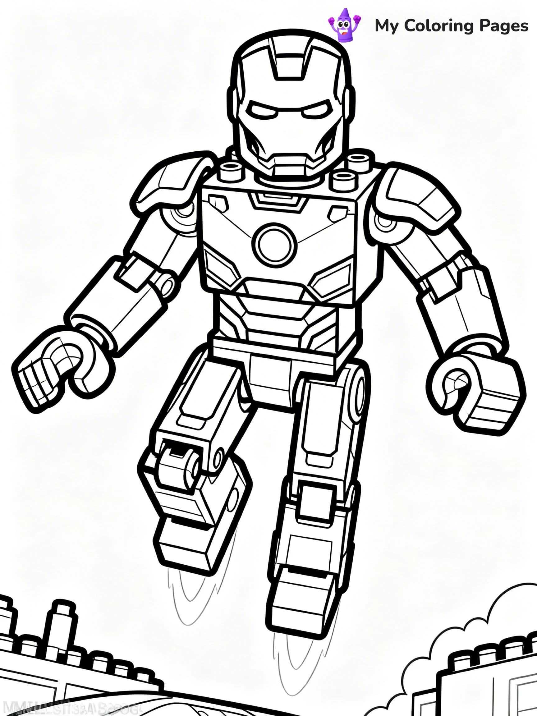 Lego Marvel Coloring Pages - 17