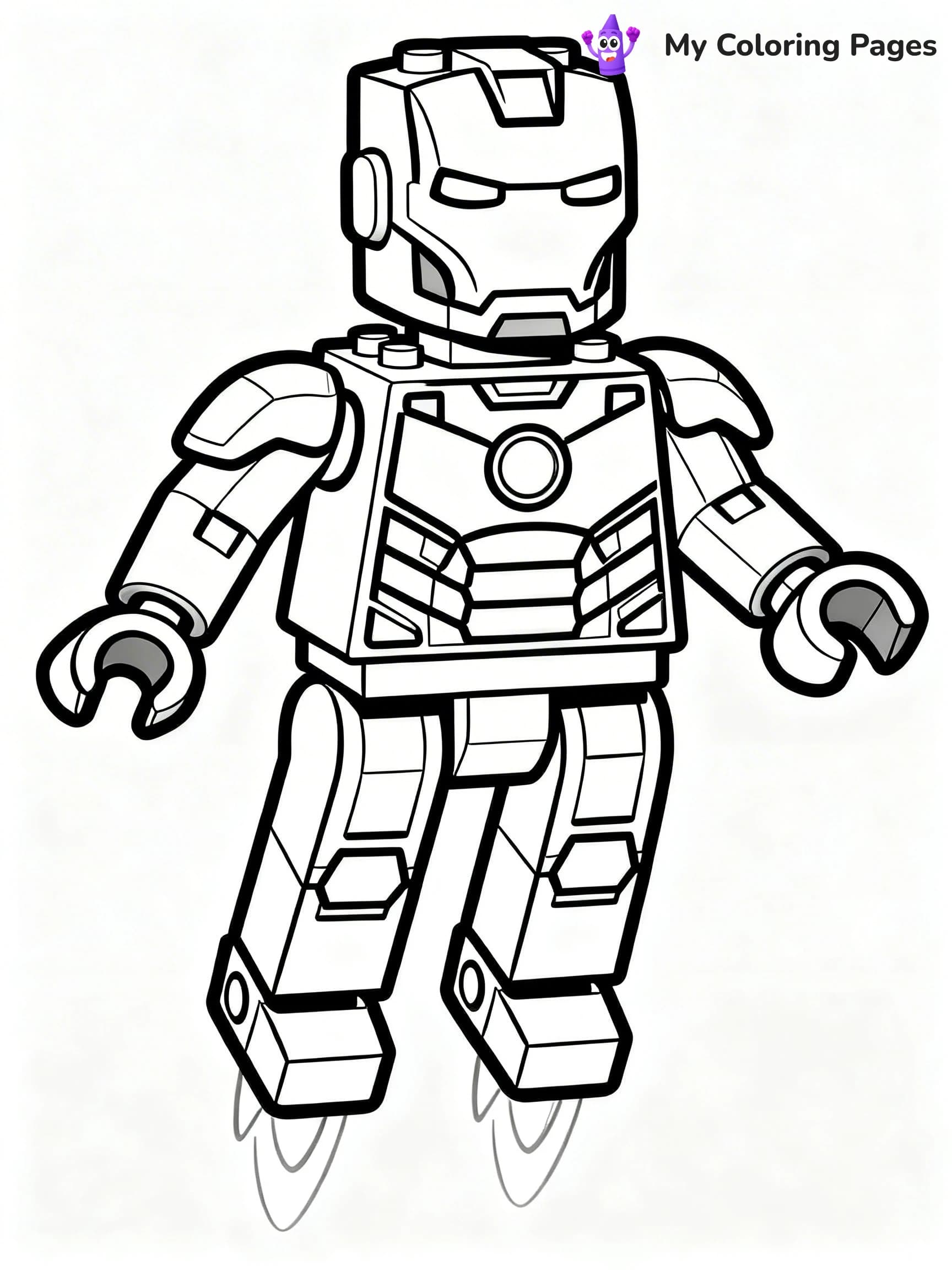 Lego Marvel Coloring Pages - 14