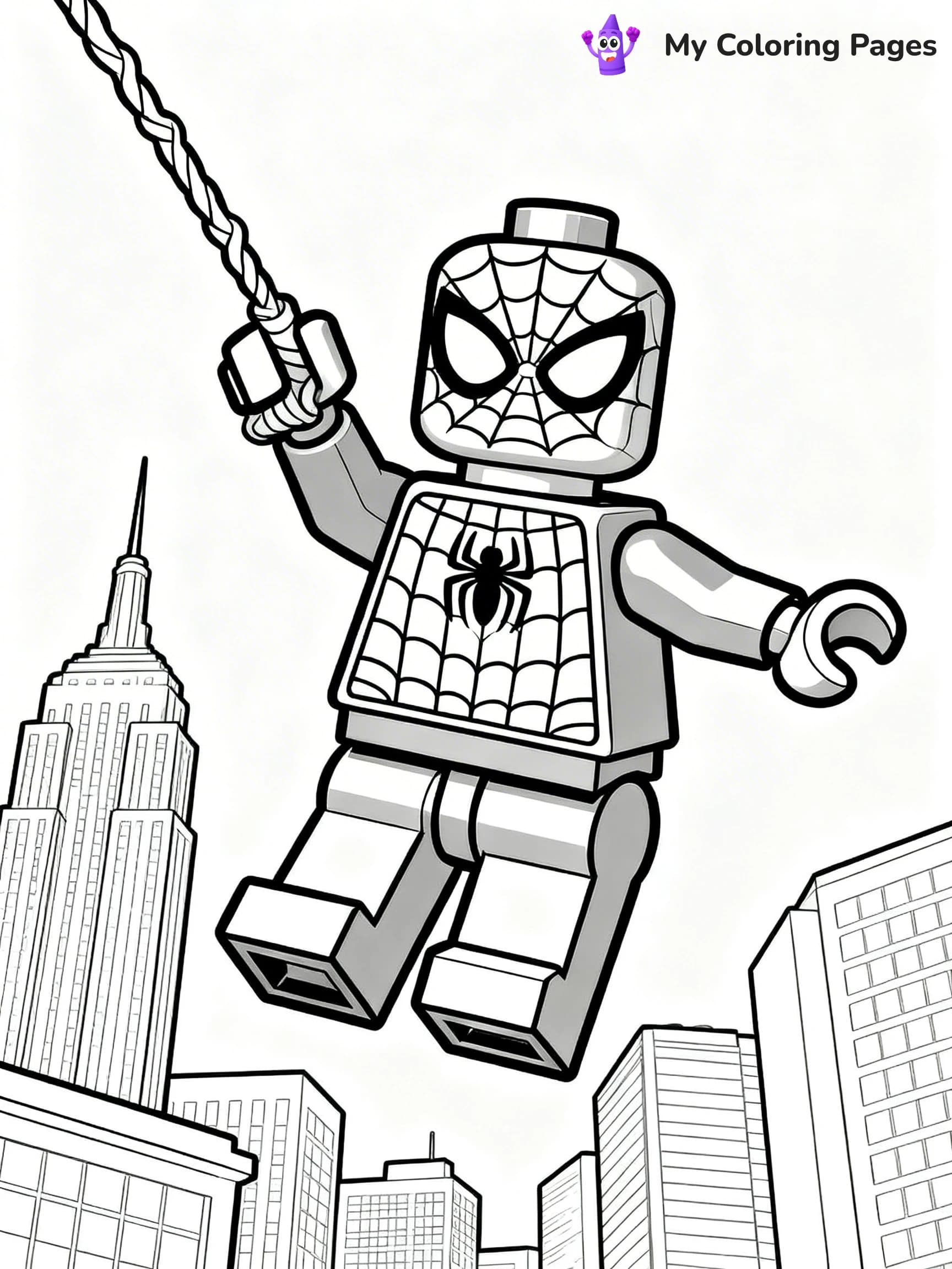Lego Marvel Coloring Pages - 13