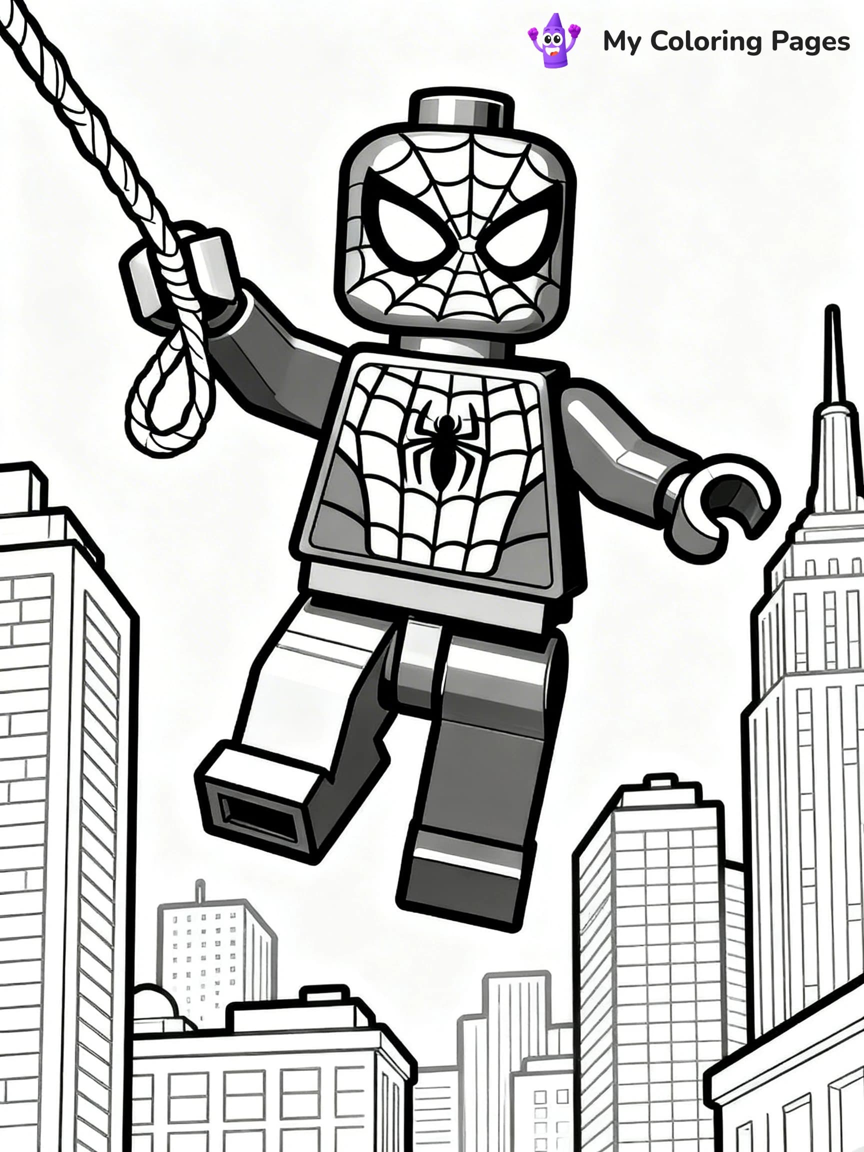 Lego Marvel Coloring Pages - 12