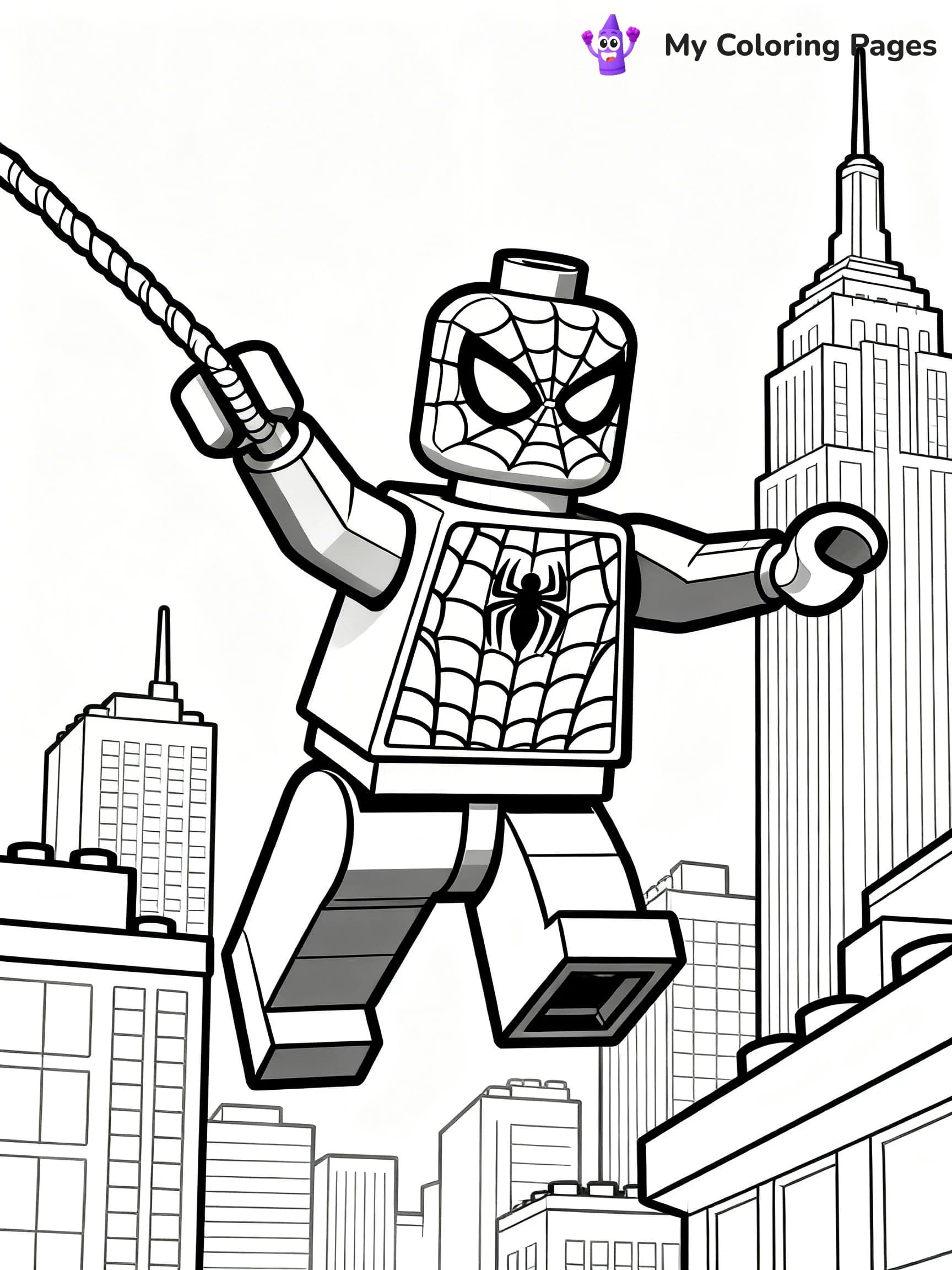 Lego Marvel Coloring Pages - 11