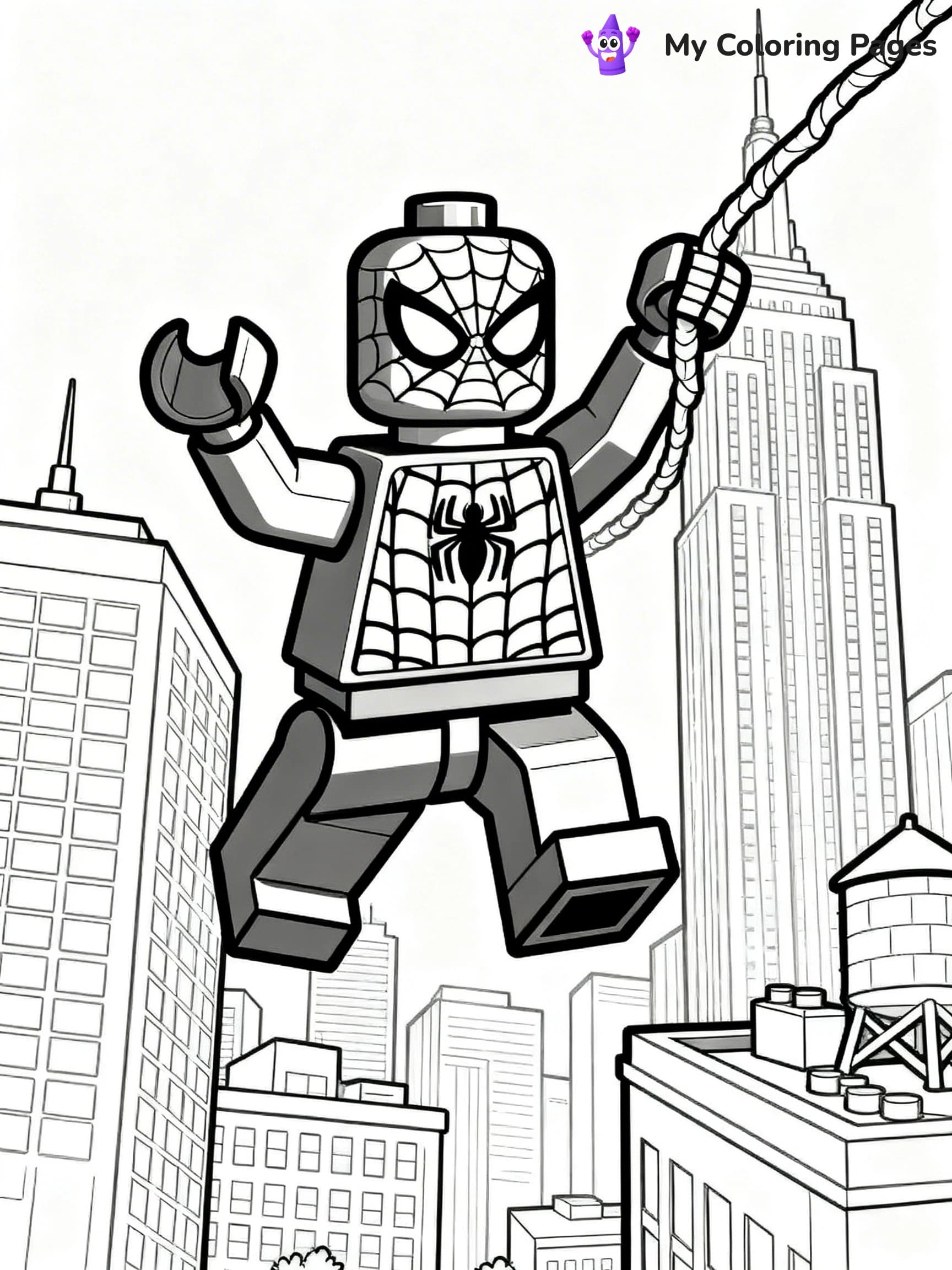 Lego Marvel Coloring Pages - 10