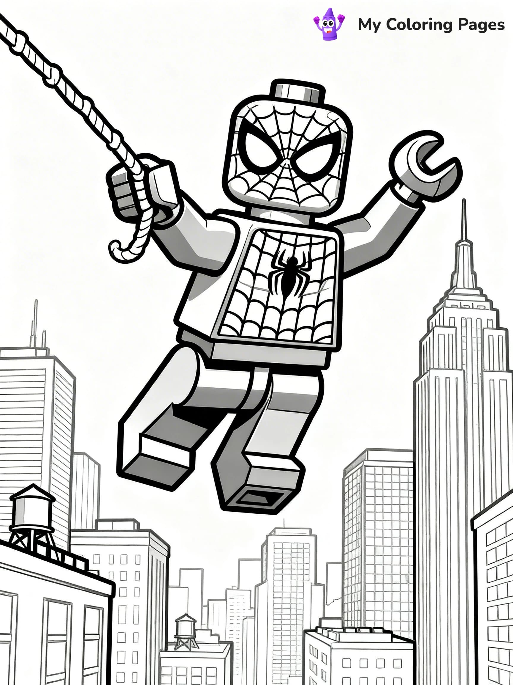 Lego Marvel Coloring Pages - 9
