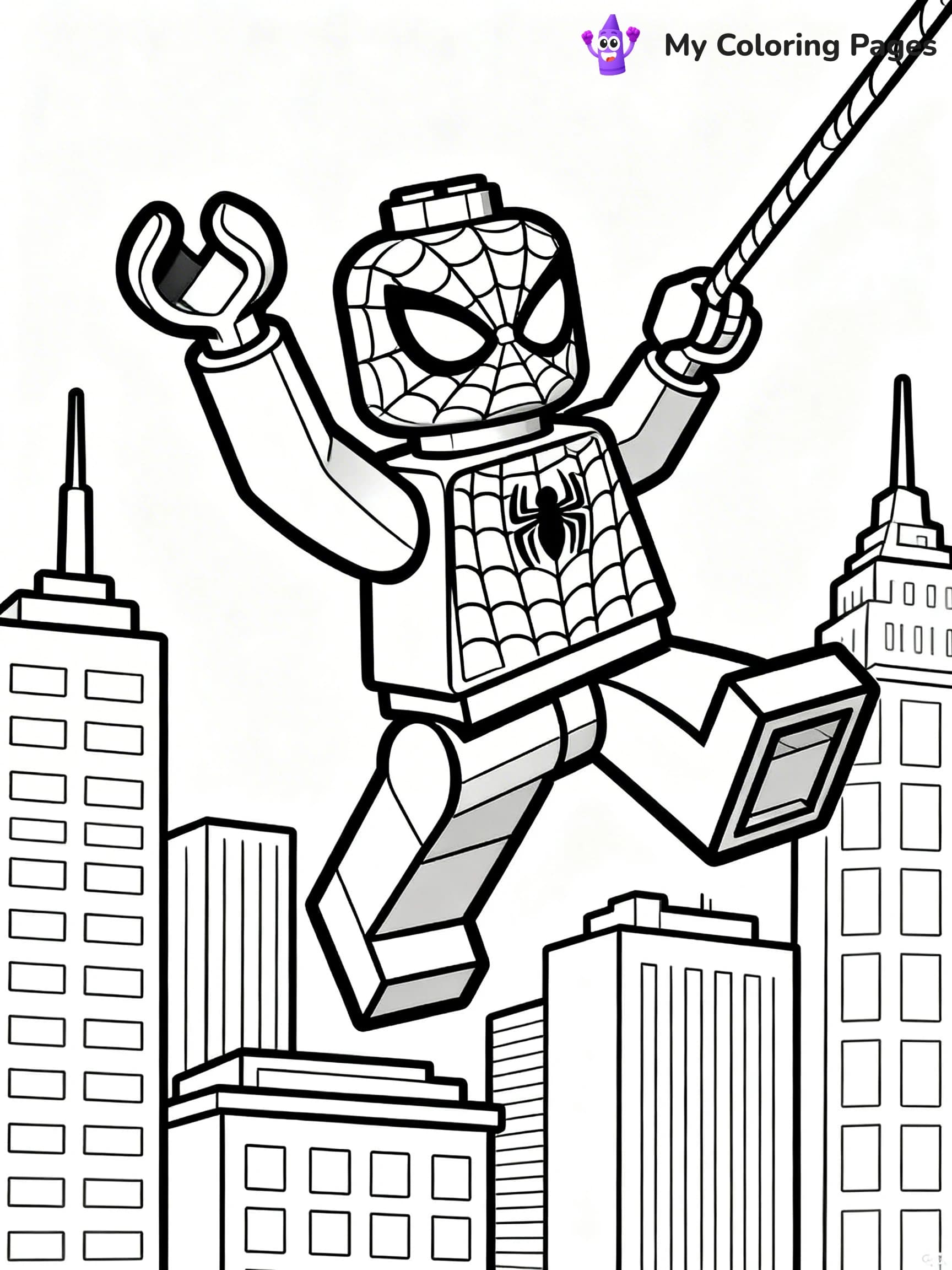 Lego Marvel Coloring Pages - 8
