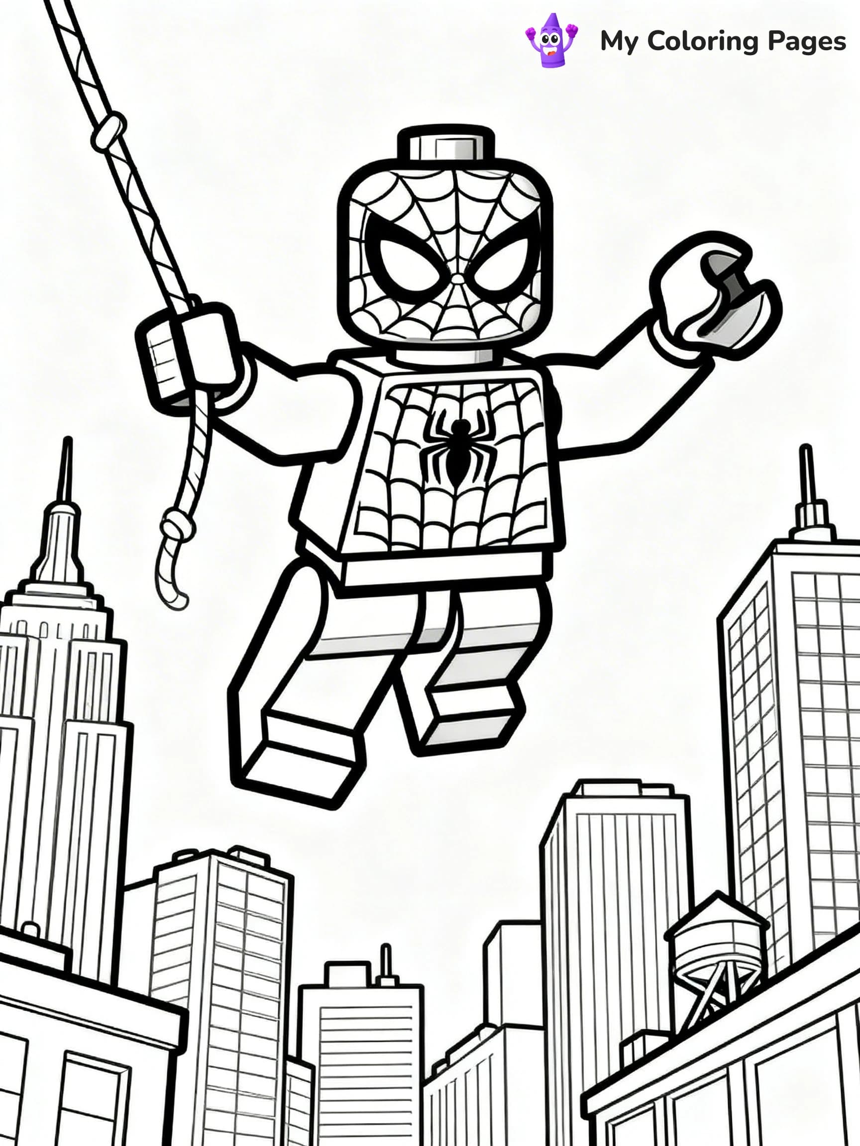 Lego Marvel Coloring Pages - 7
