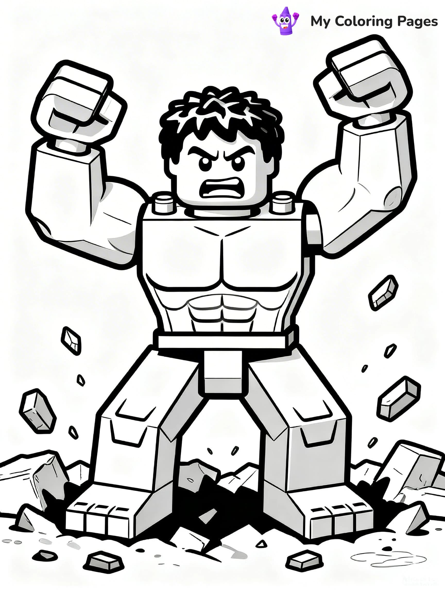 Lego Marvel Coloring Pages - 5