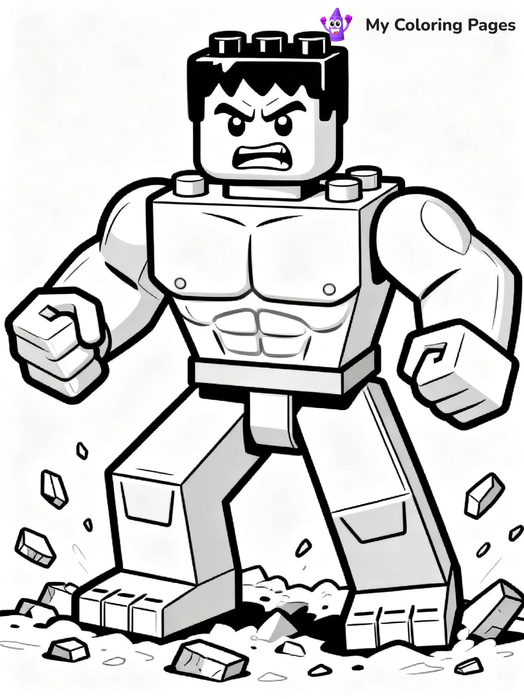 Lego Marvel Coloring Pages - 4