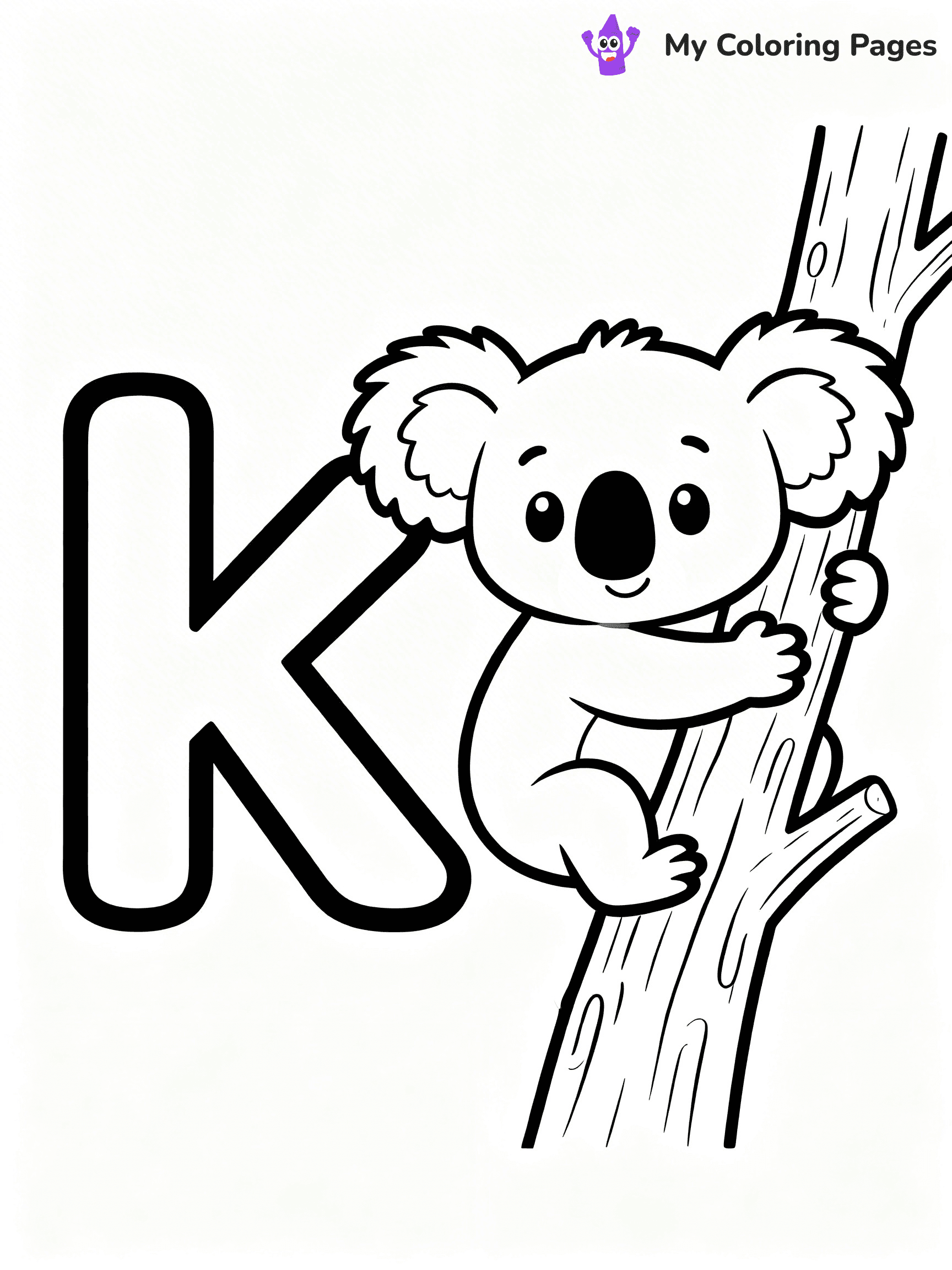 Letter K Coloring Pages - 37