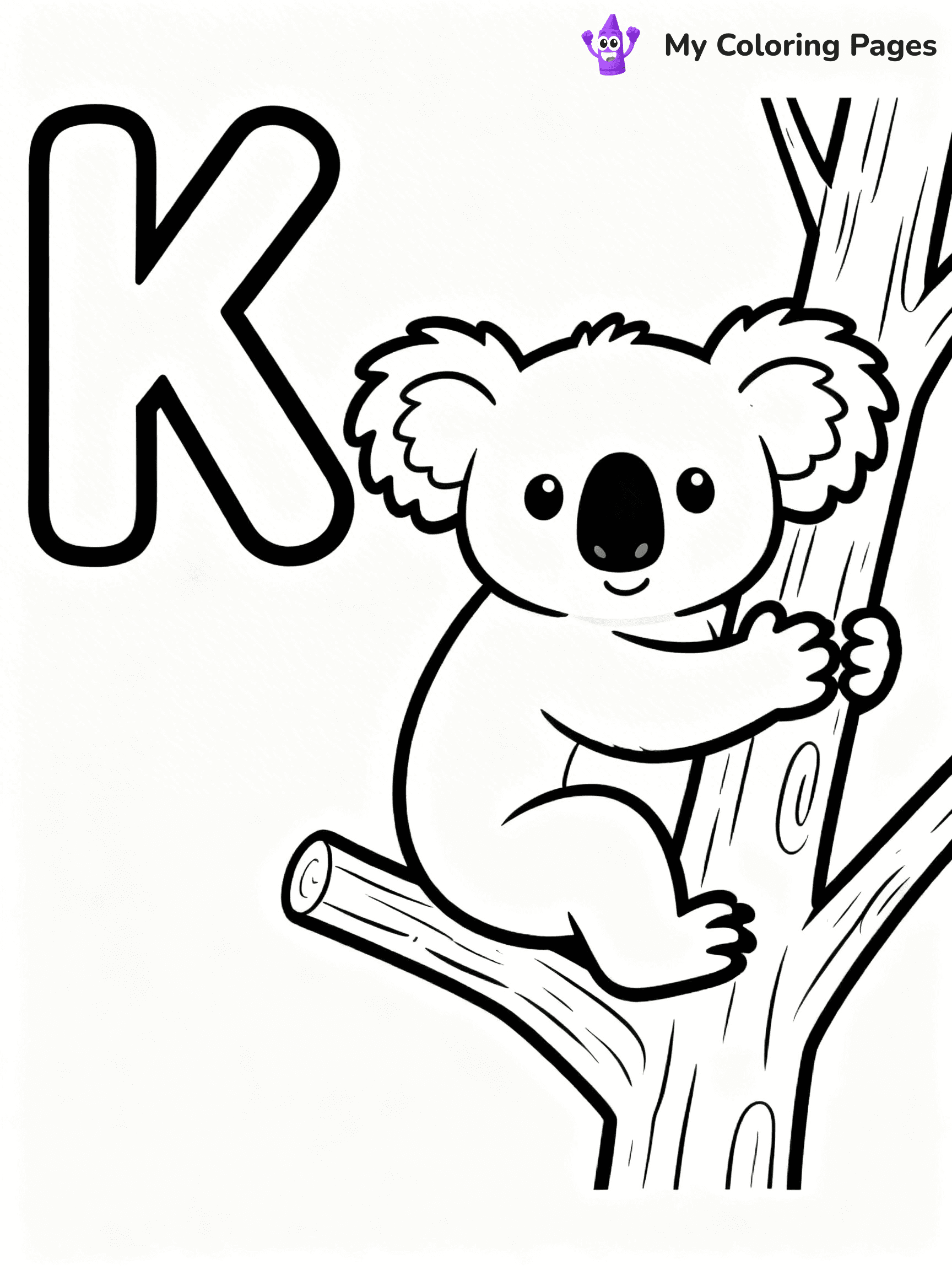 Letter K Coloring Pages - 34