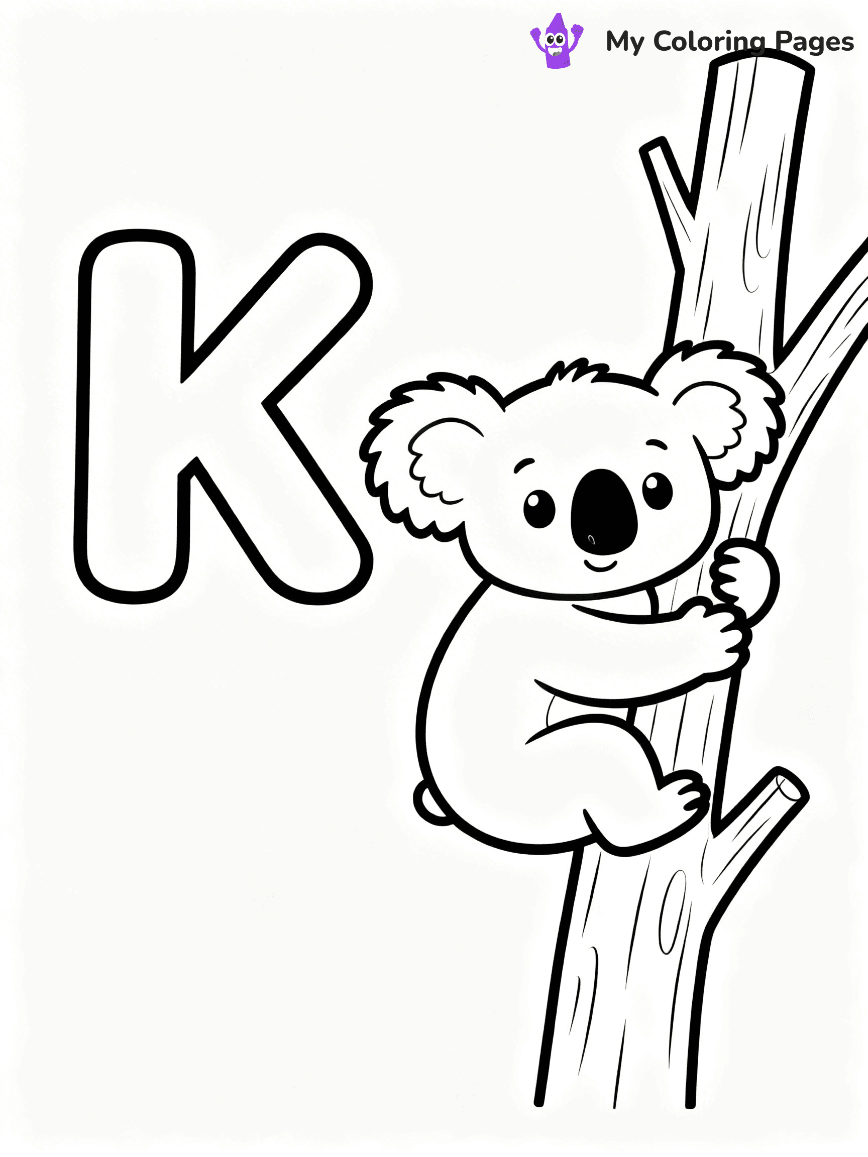 Letter K Coloring Pages - 33