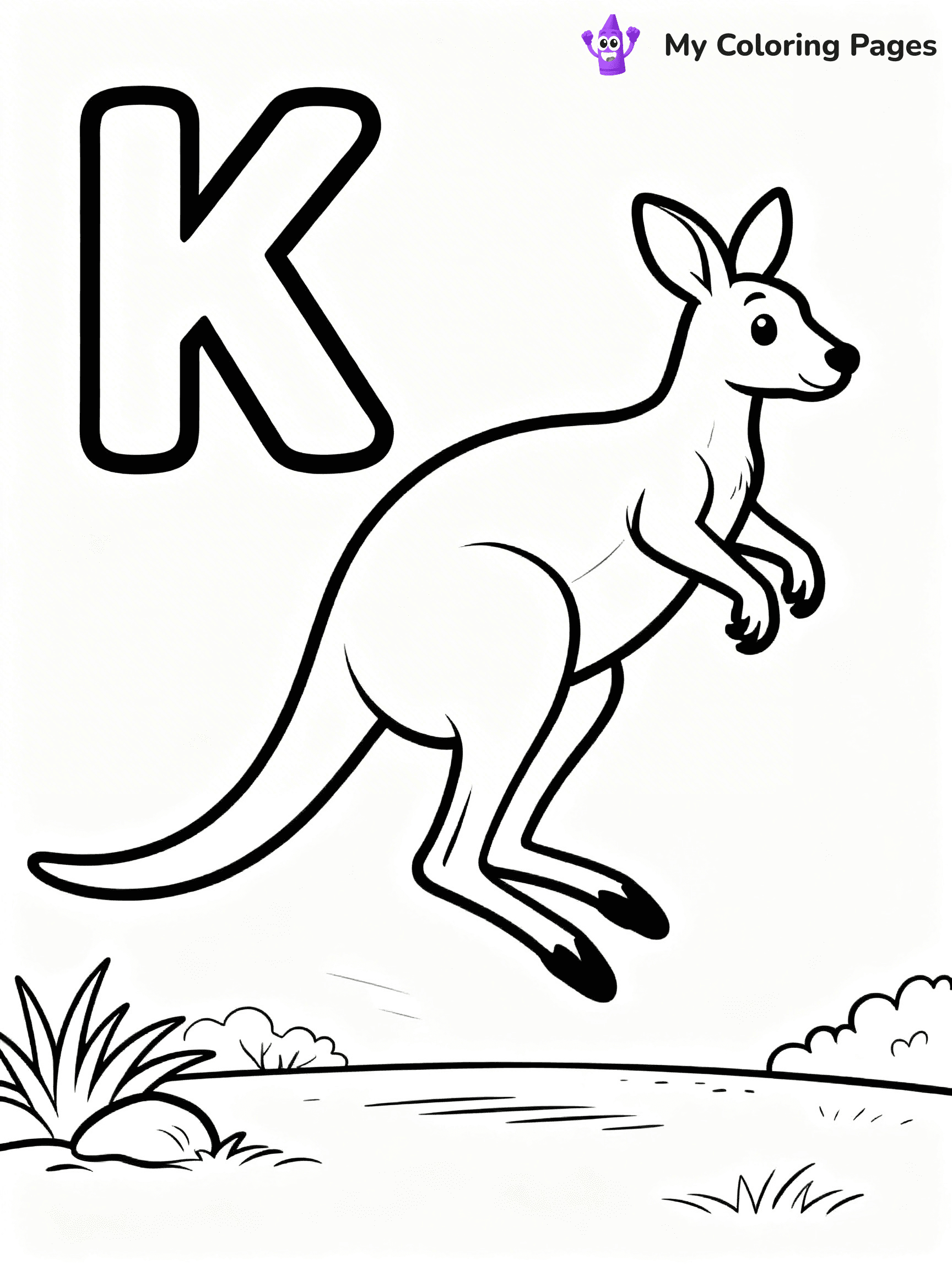 Letter K Coloring Pages - 30