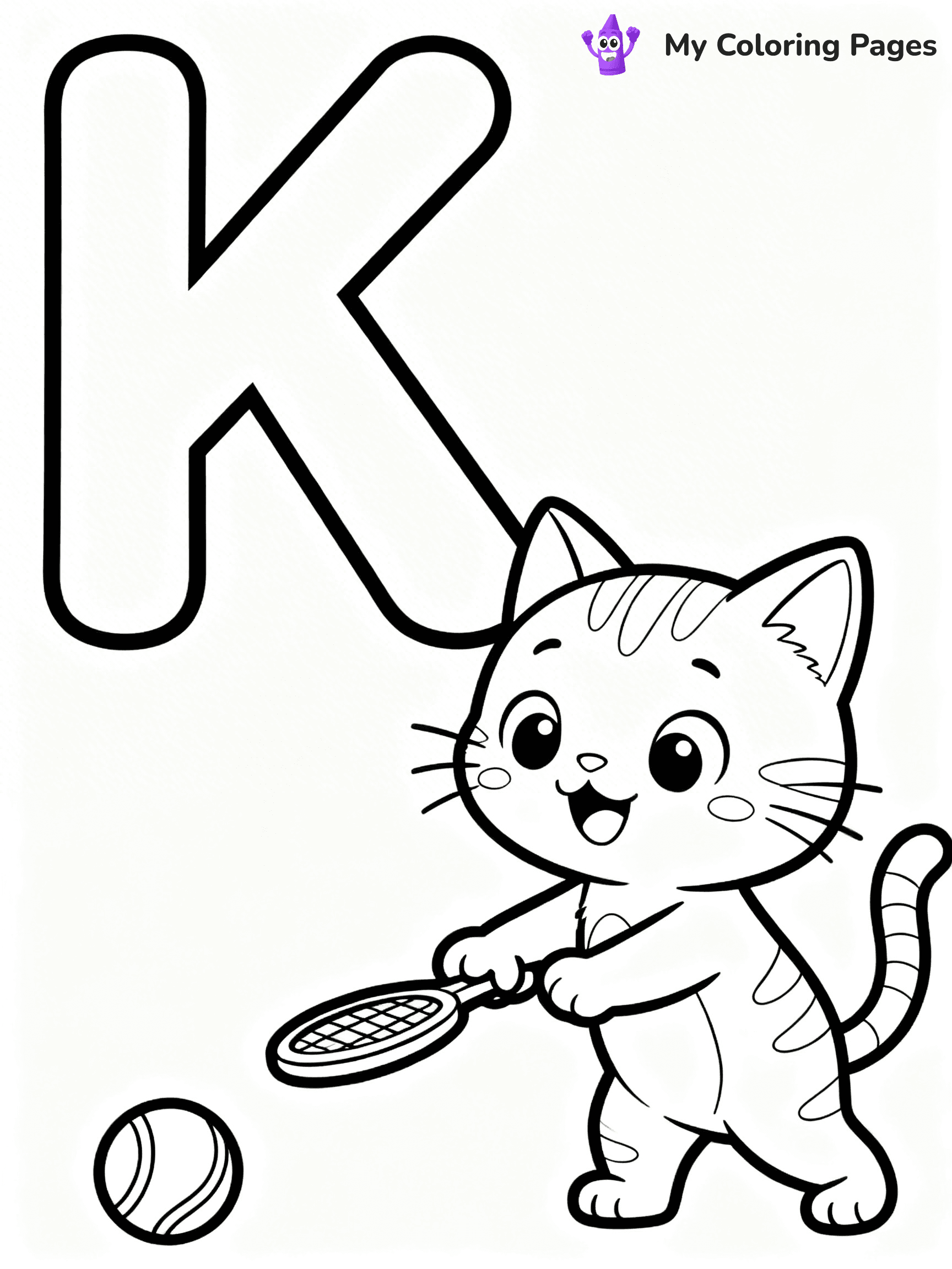 Letter K Coloring Pages - 24