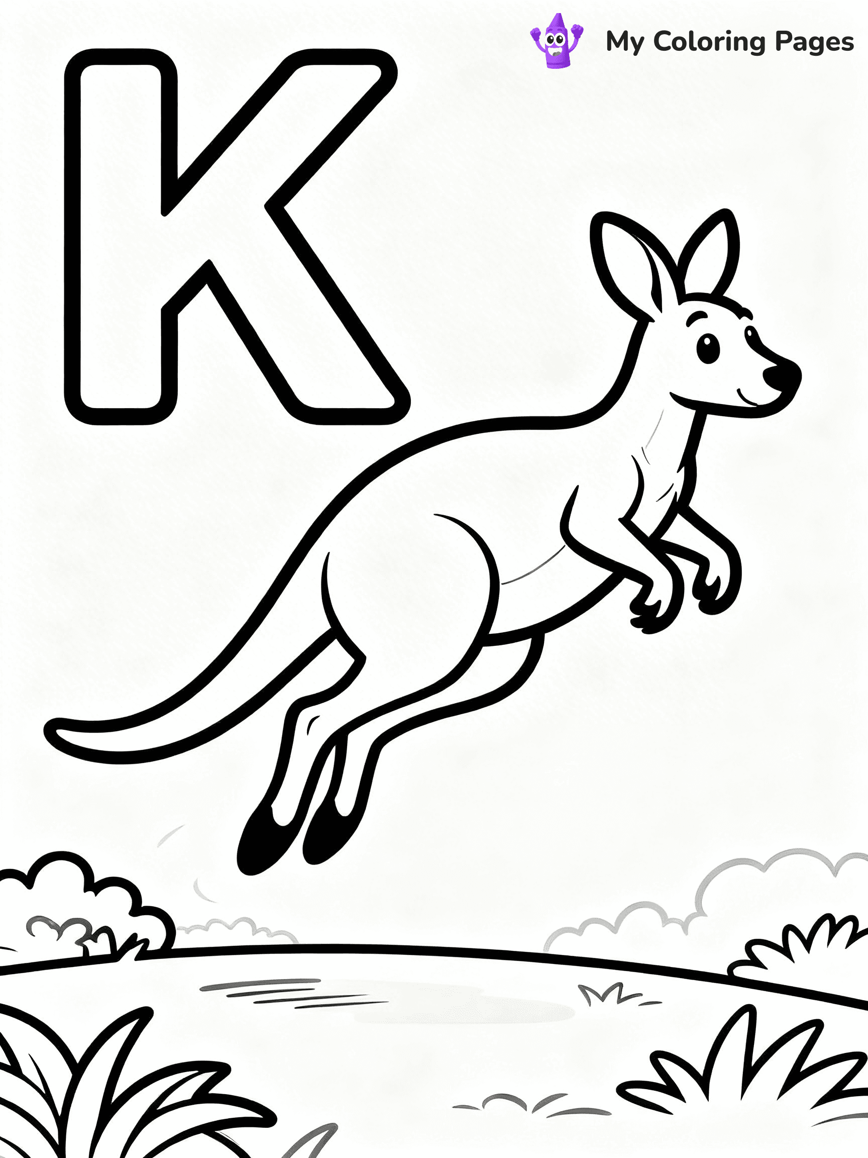 Letter K Coloring Pages - 23