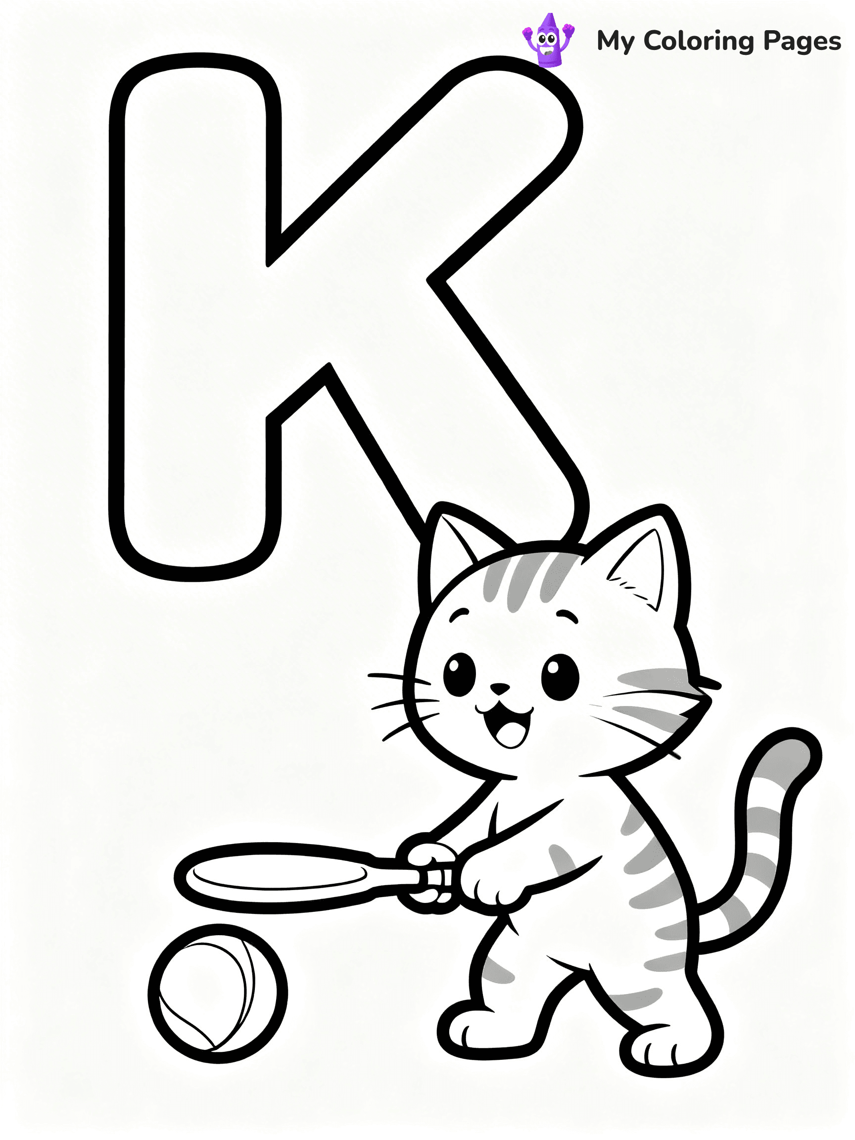 Letter K Coloring Pages - 21
