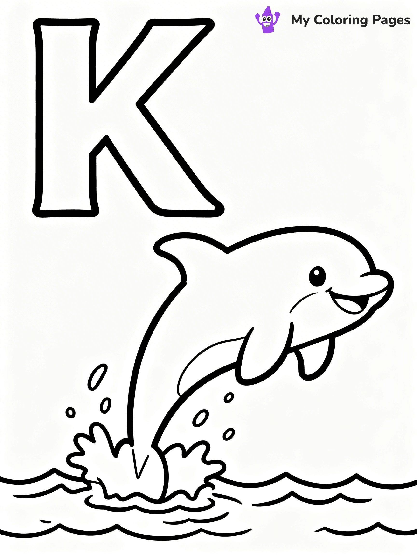 Letter K Coloring Pages - 7