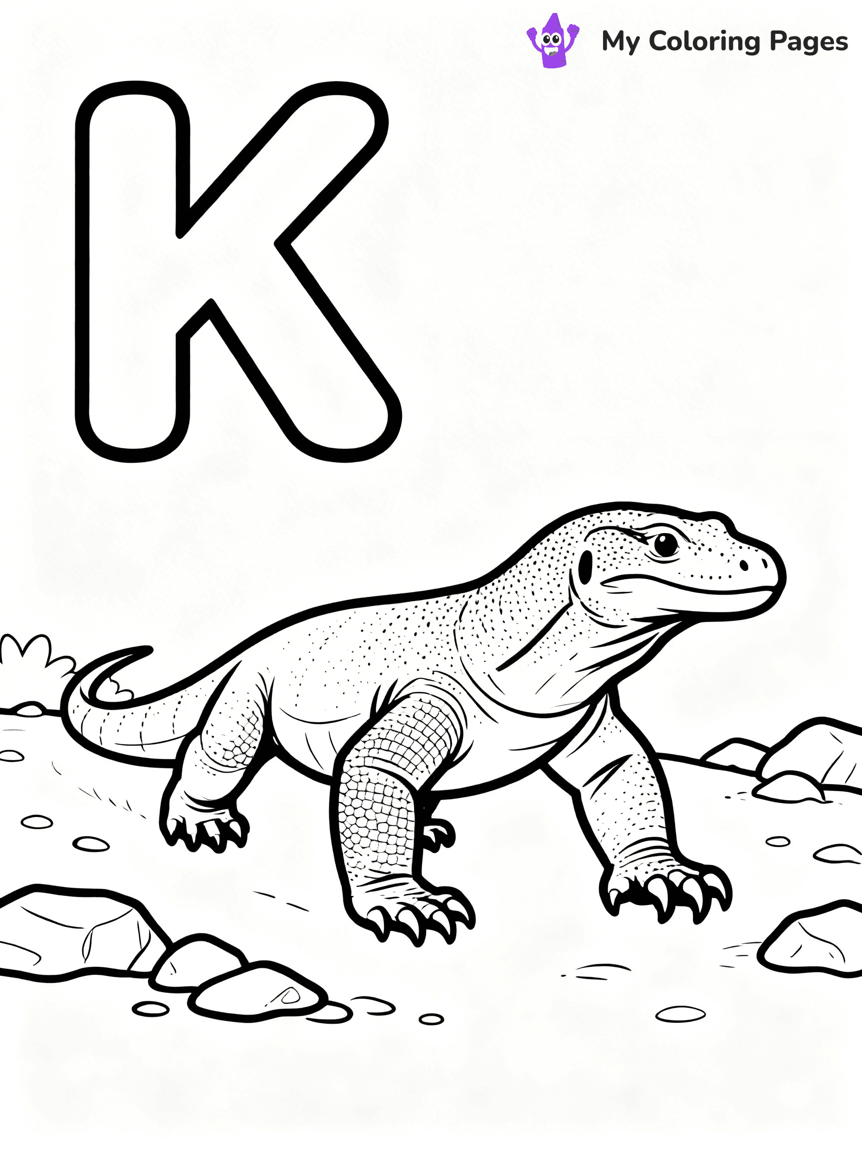 Letter K Coloring Pages - 6