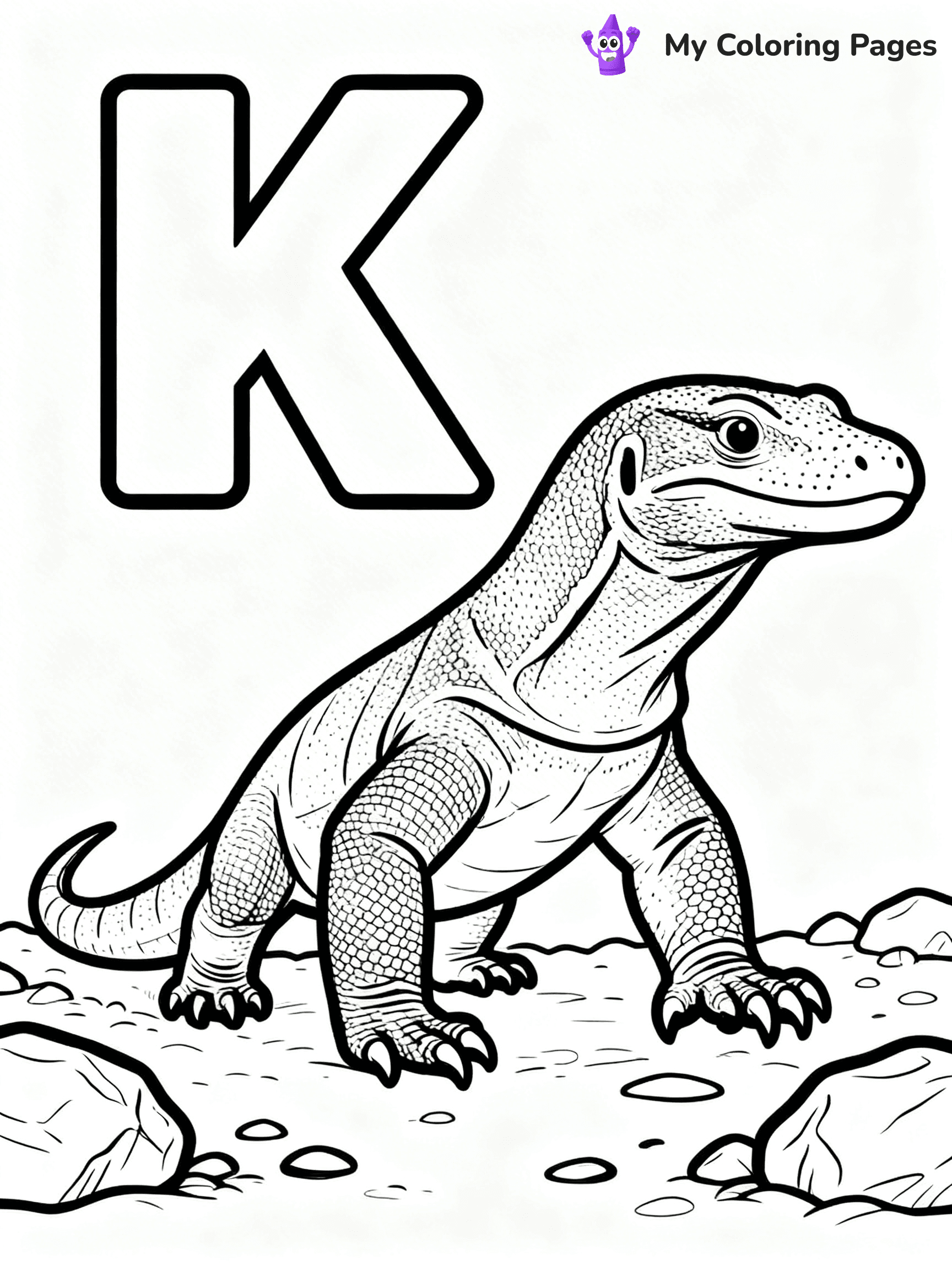 Letter K Coloring Pages - 5