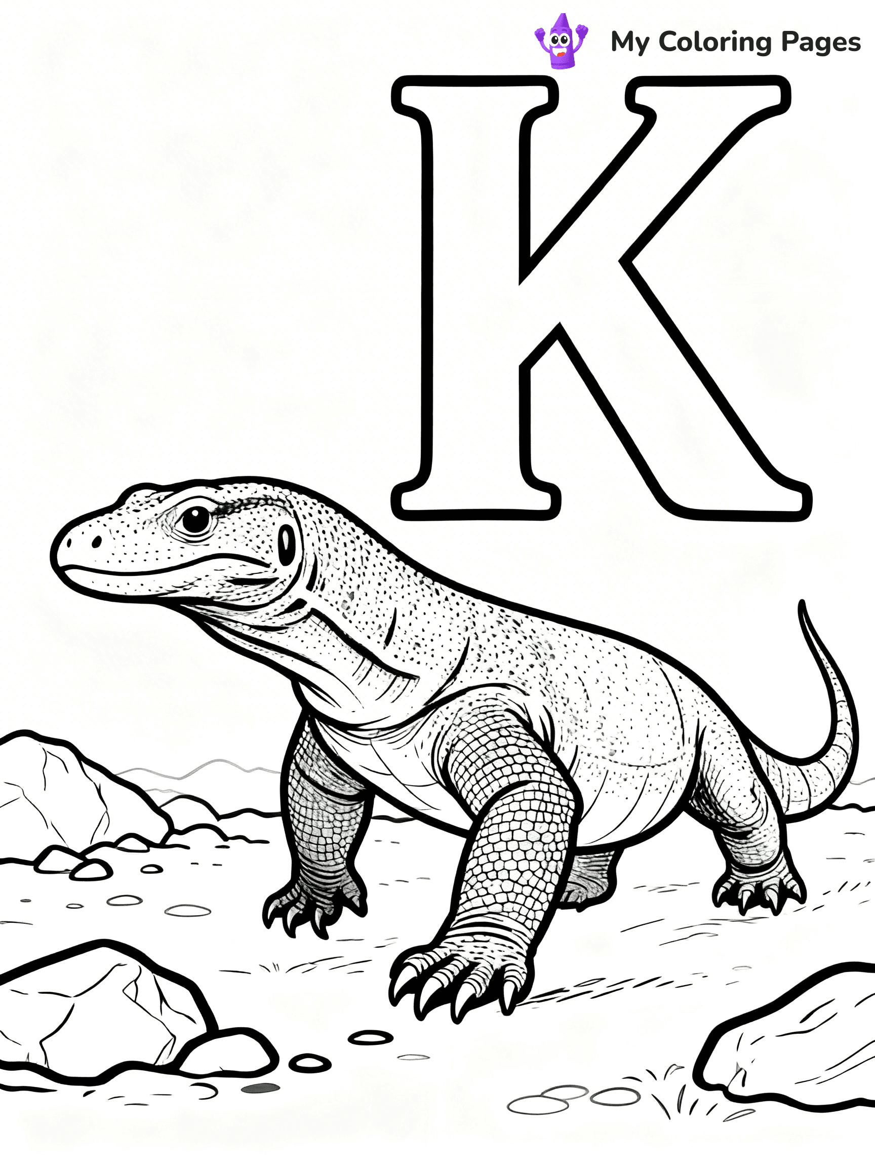 Letter K Coloring Pages - 4