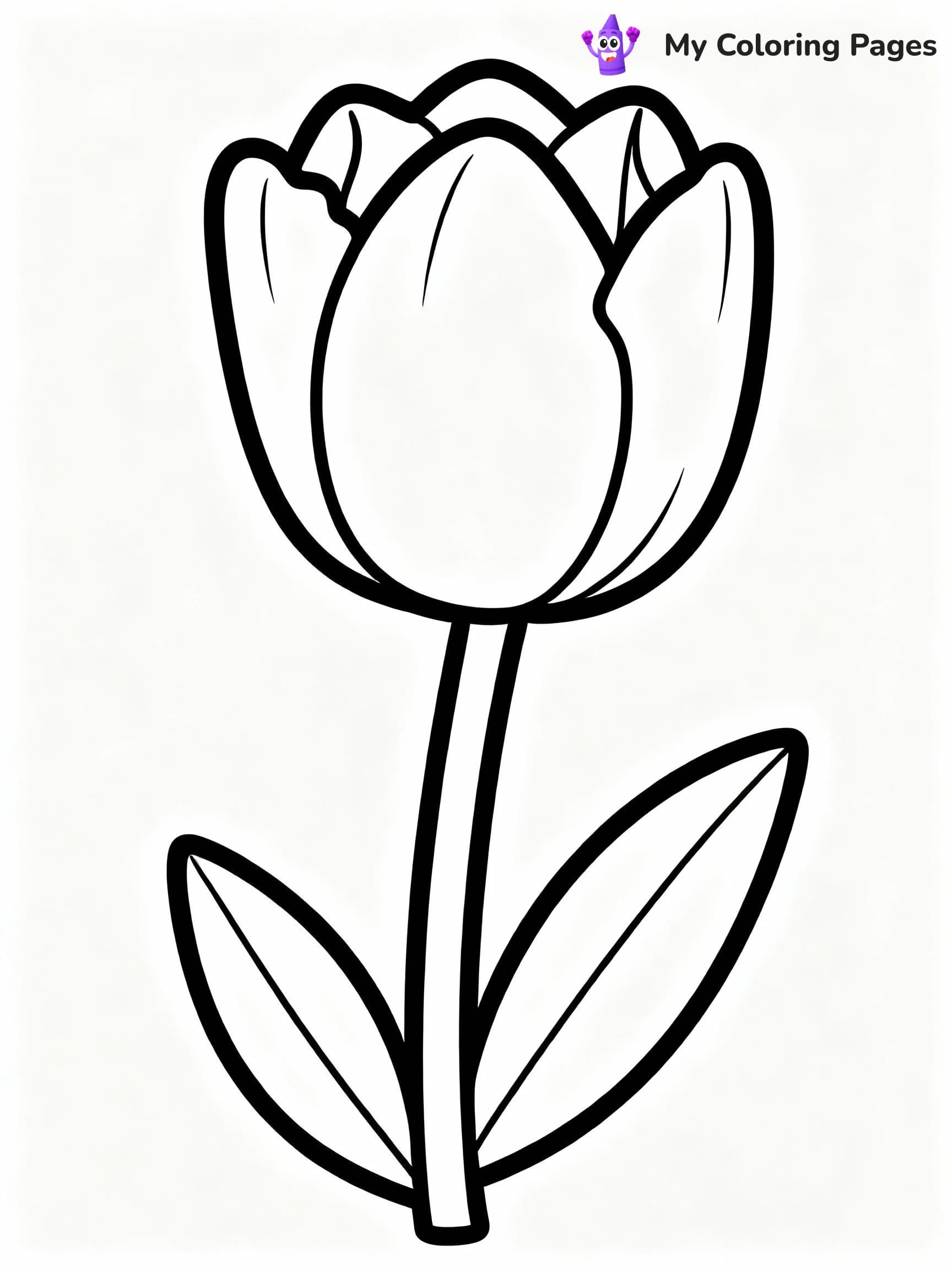Tulip Coloring Pages - 21