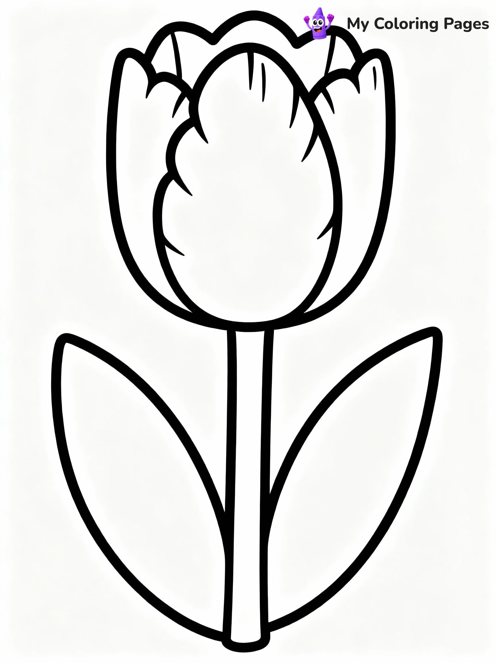Tulip Coloring Pages - 19