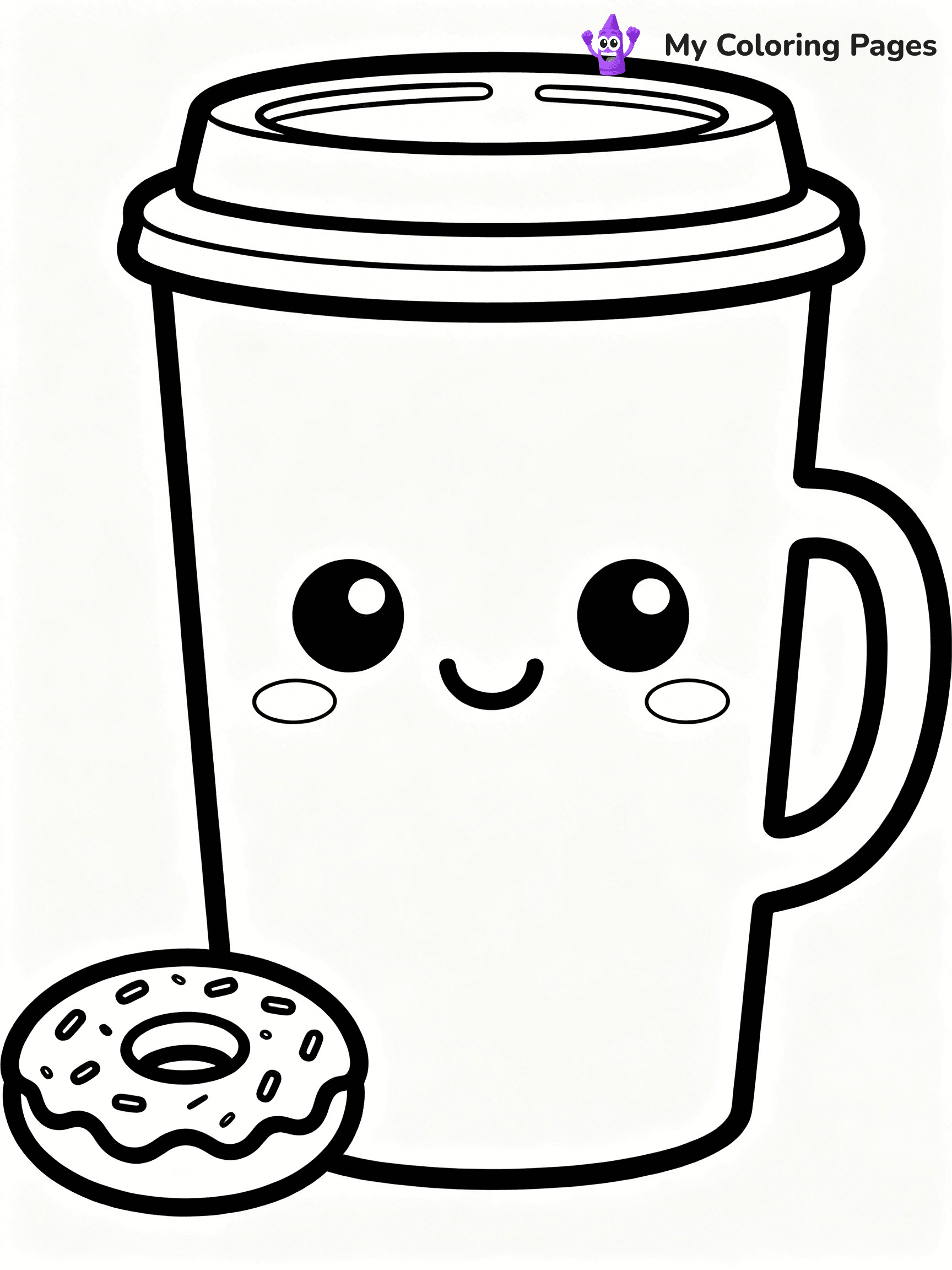 Coffee Cup Coloring Pages - 62