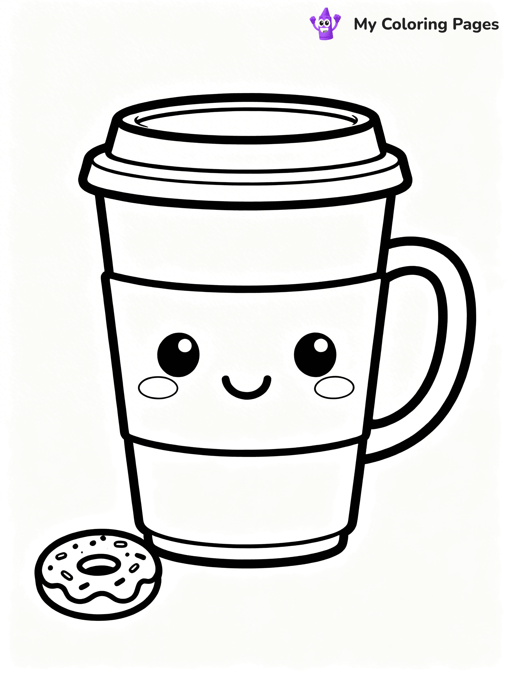 Coffee Cup Coloring Pages - 61