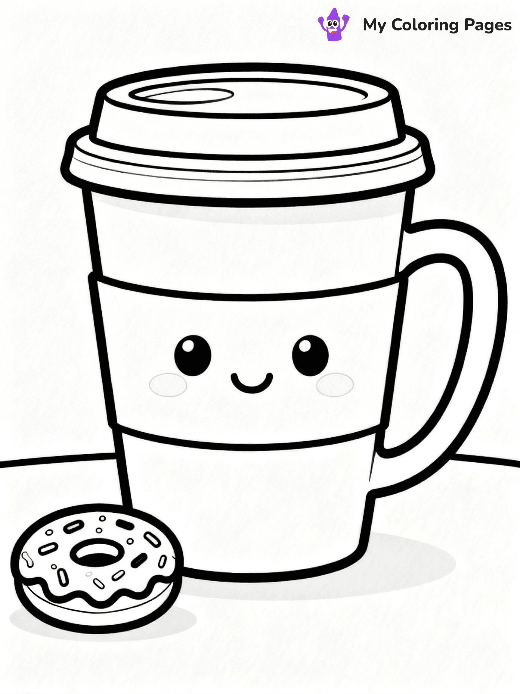 Coffee Cup Coloring Pages - 59
