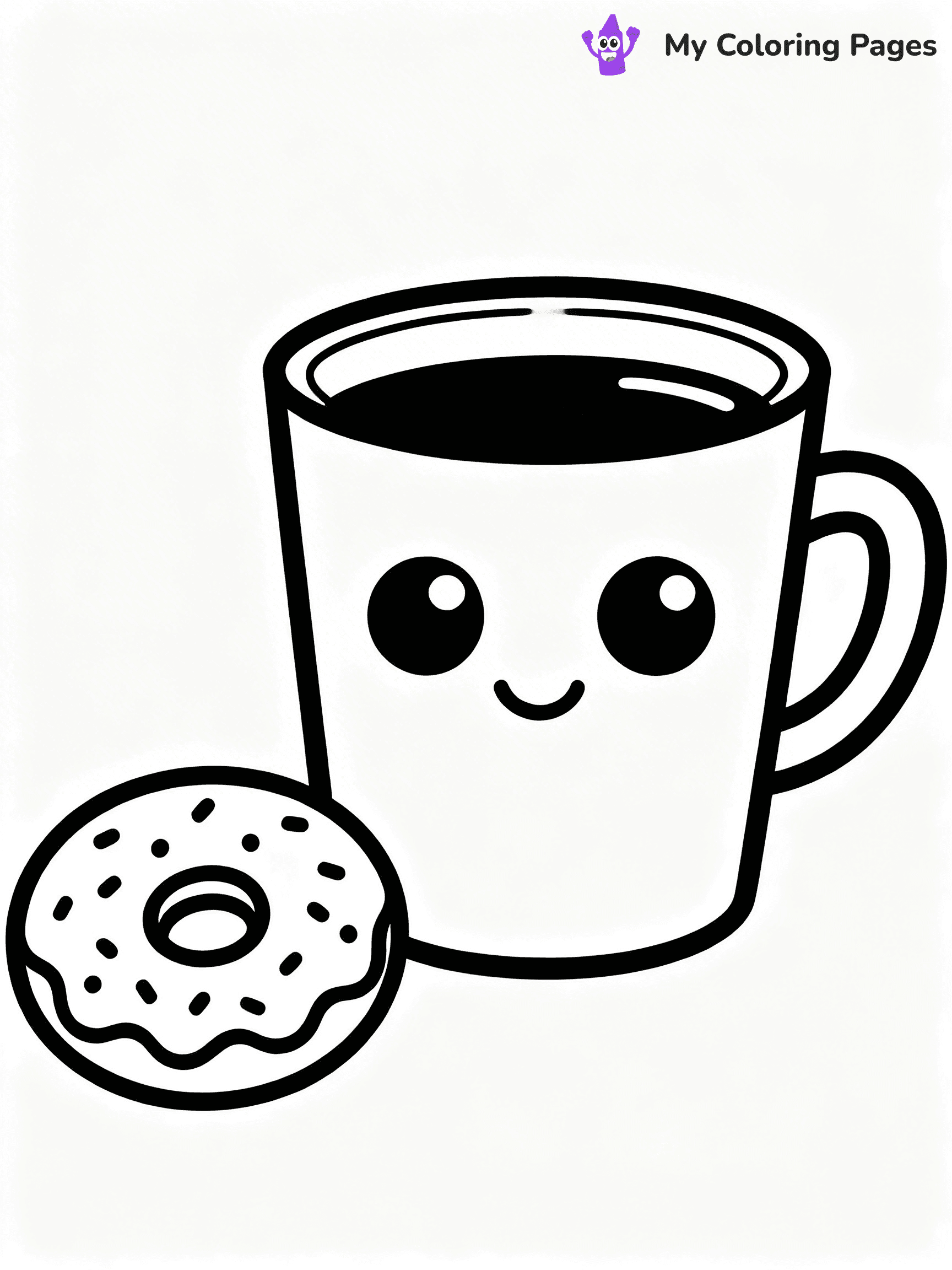Coffee Cup Coloring Pages - 55