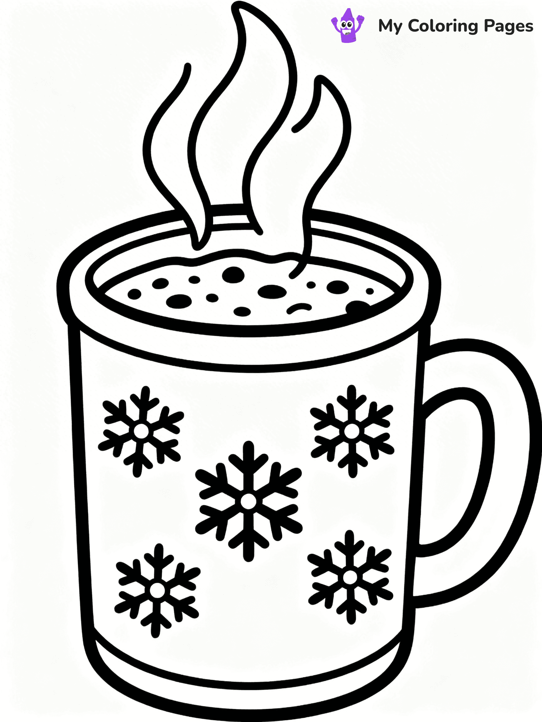 Coffee Cup Coloring Pages - 47