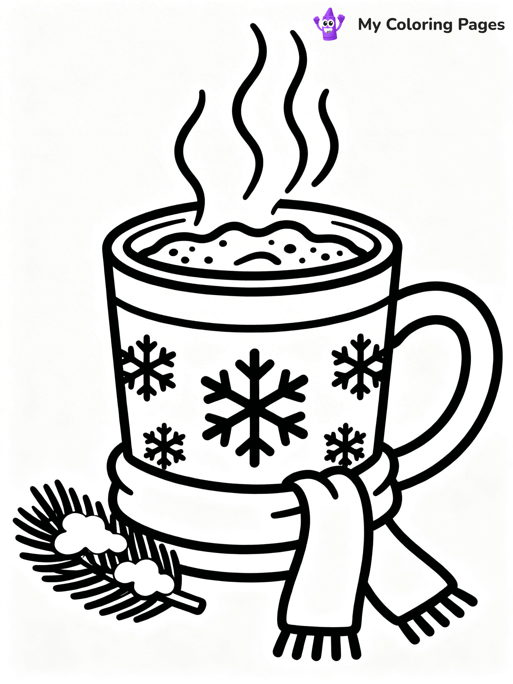 Coffee Cup Coloring Pages - 46