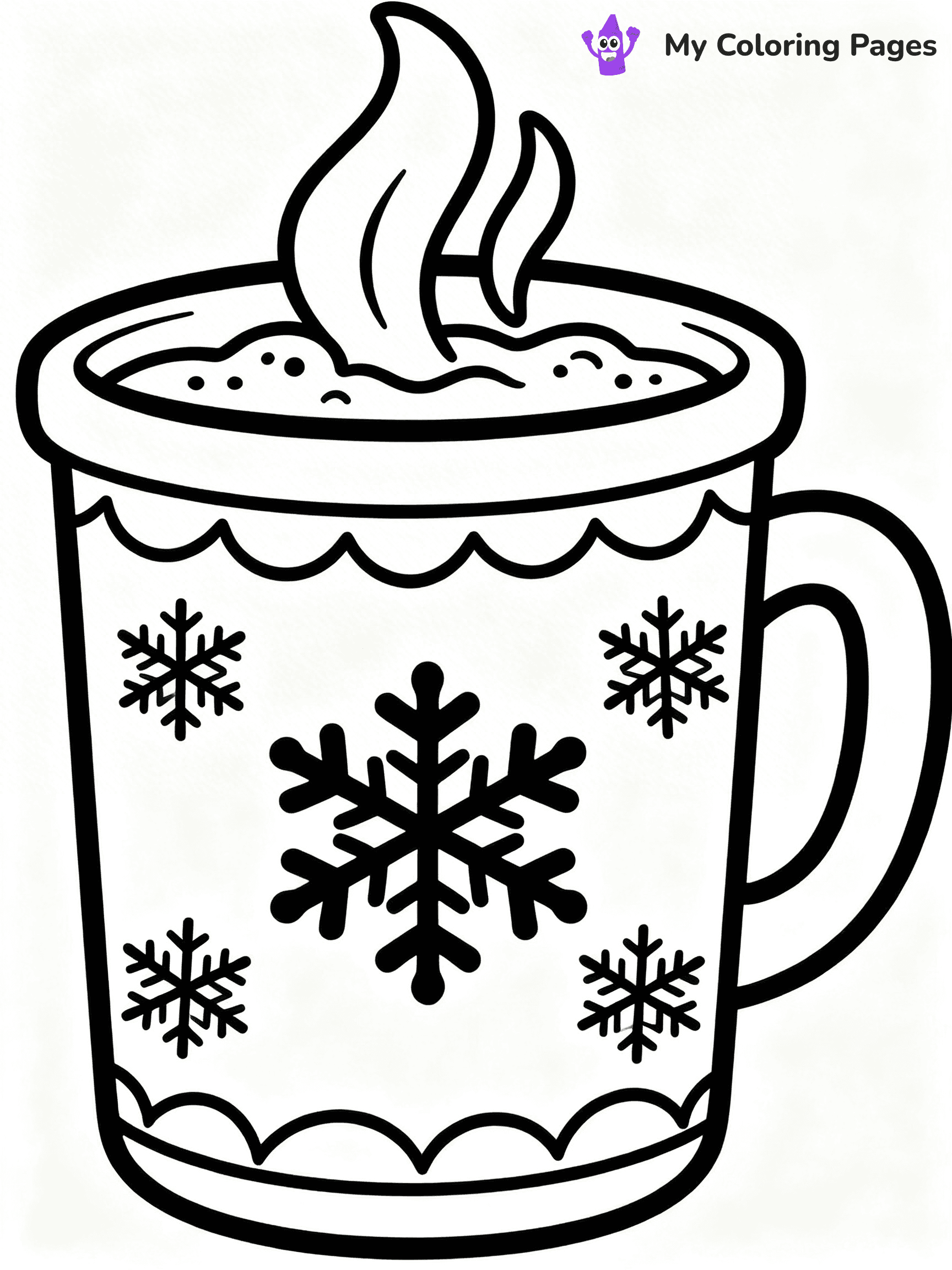 Coffee Cup Coloring Pages - 44