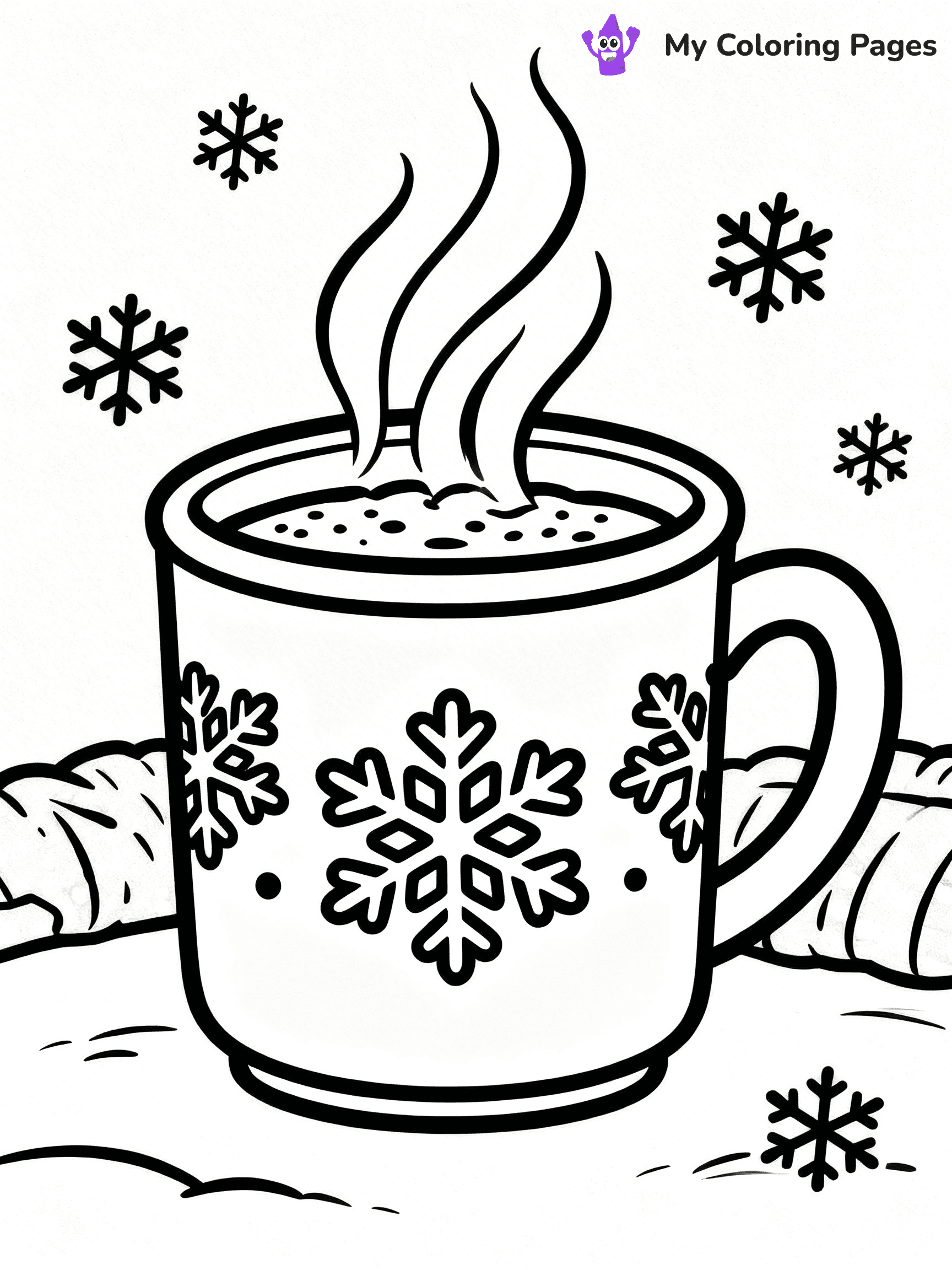 Coffee Cup Coloring Pages - 43