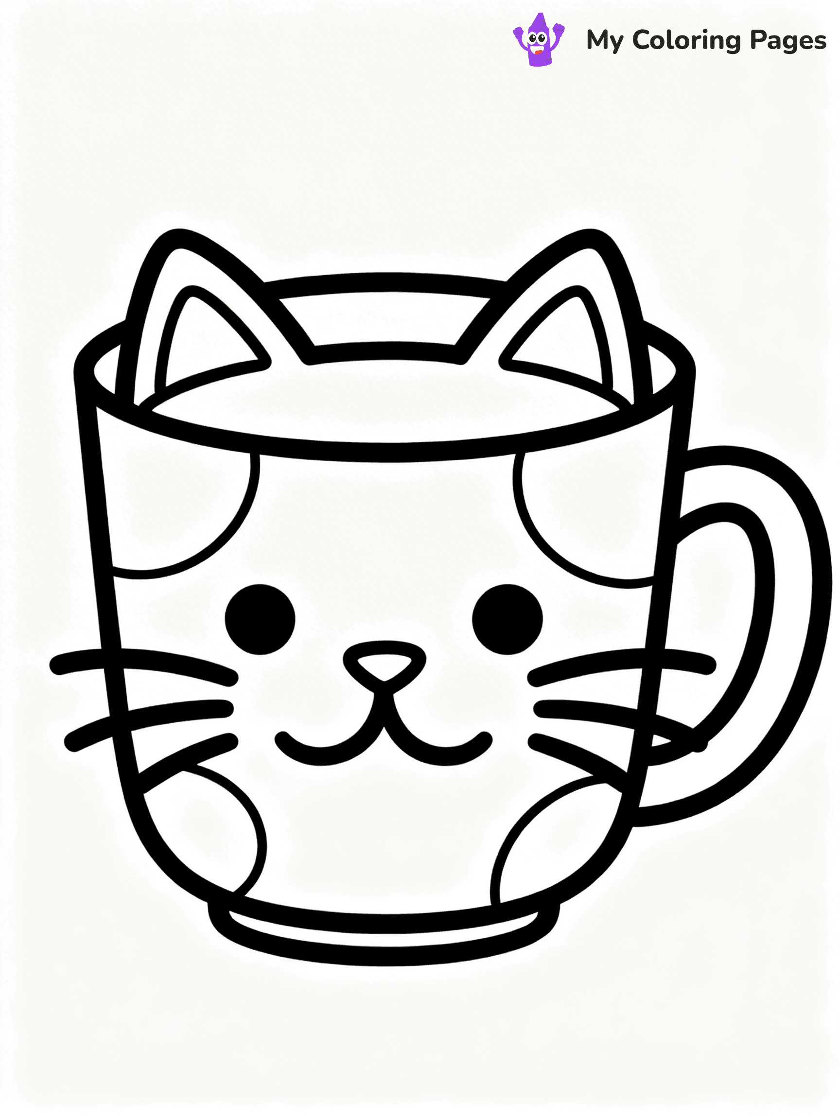 Coffee Cup Coloring Pages - 41