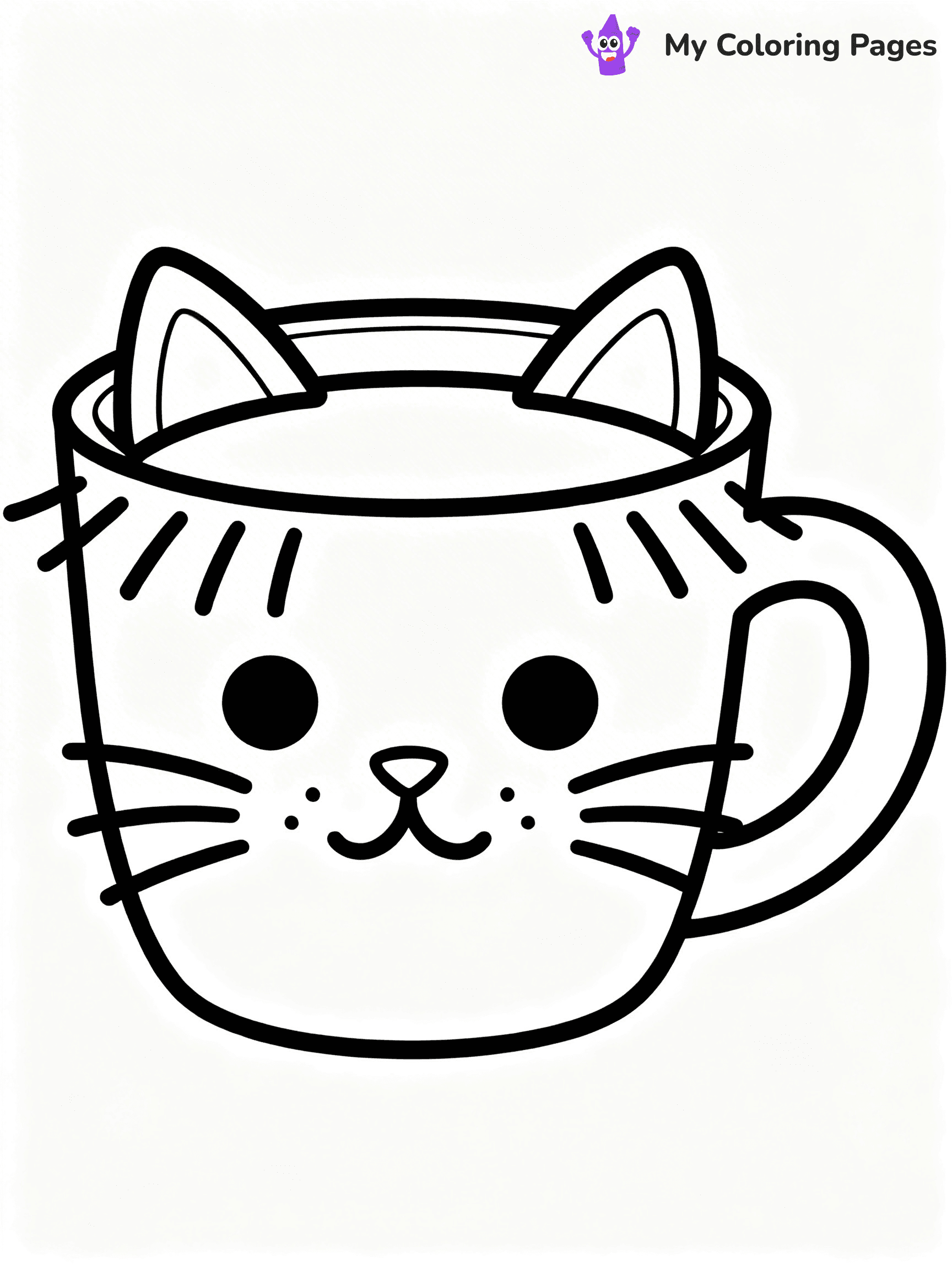 Coffee Cup Coloring Pages - 39