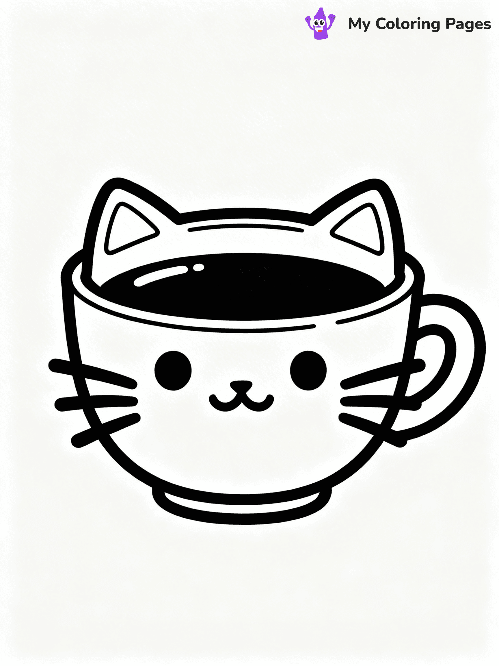 Coffee Cup Coloring Pages - 35