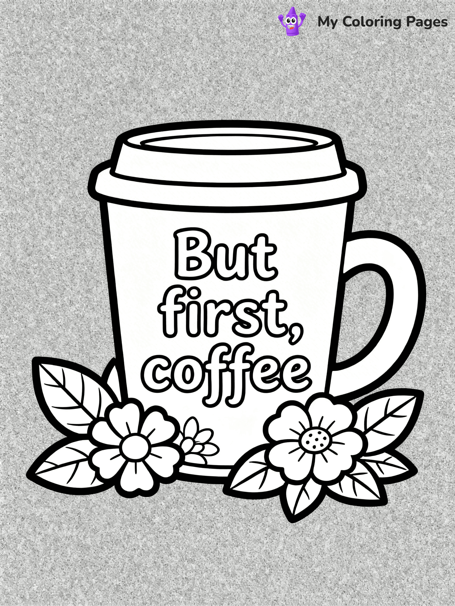 Coffee Cup Coloring Pages - 30