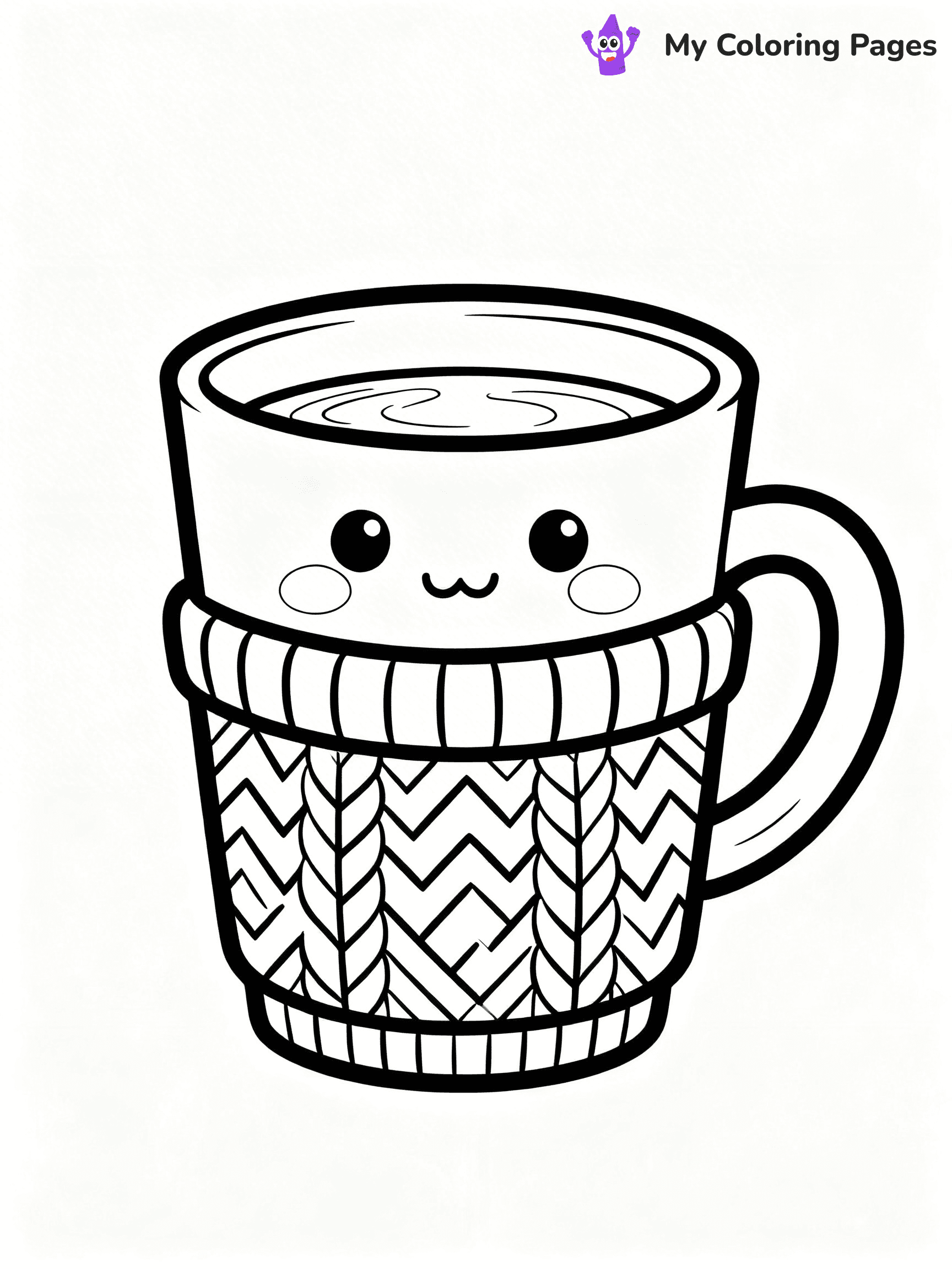 Coffee Cup Coloring Pages - 15