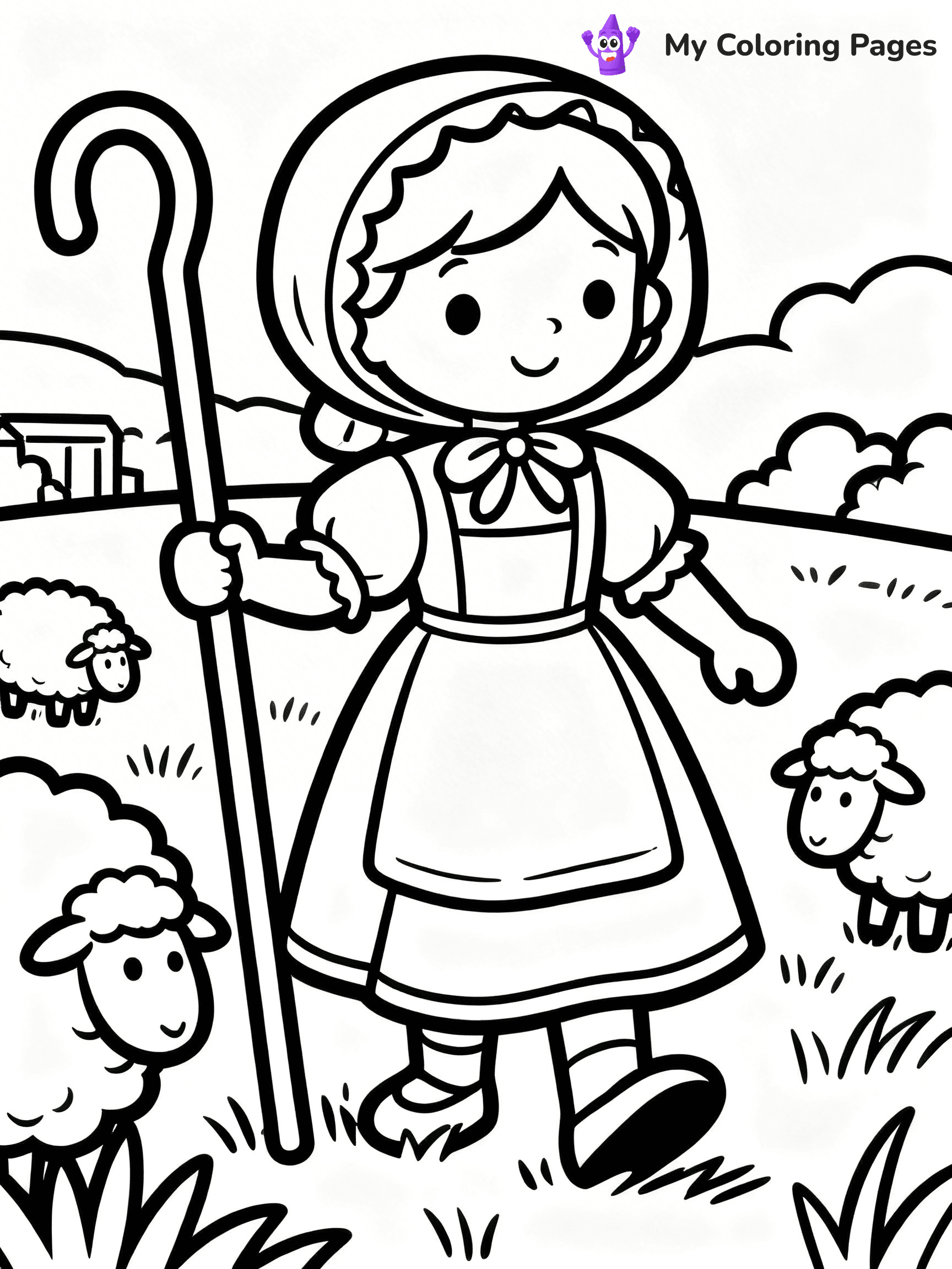 Nursery Rhyme Coloring Pages - 28