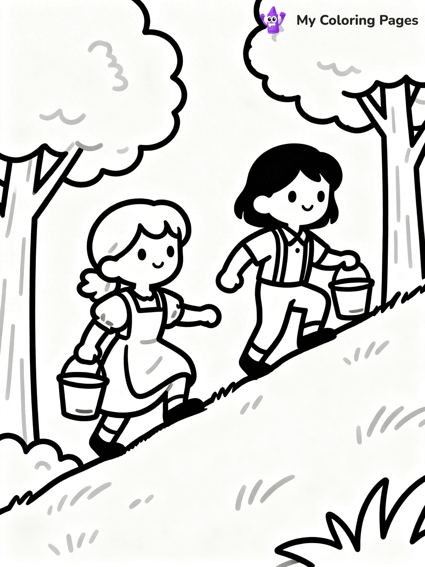 Nursery Rhyme Coloring Pages - 23