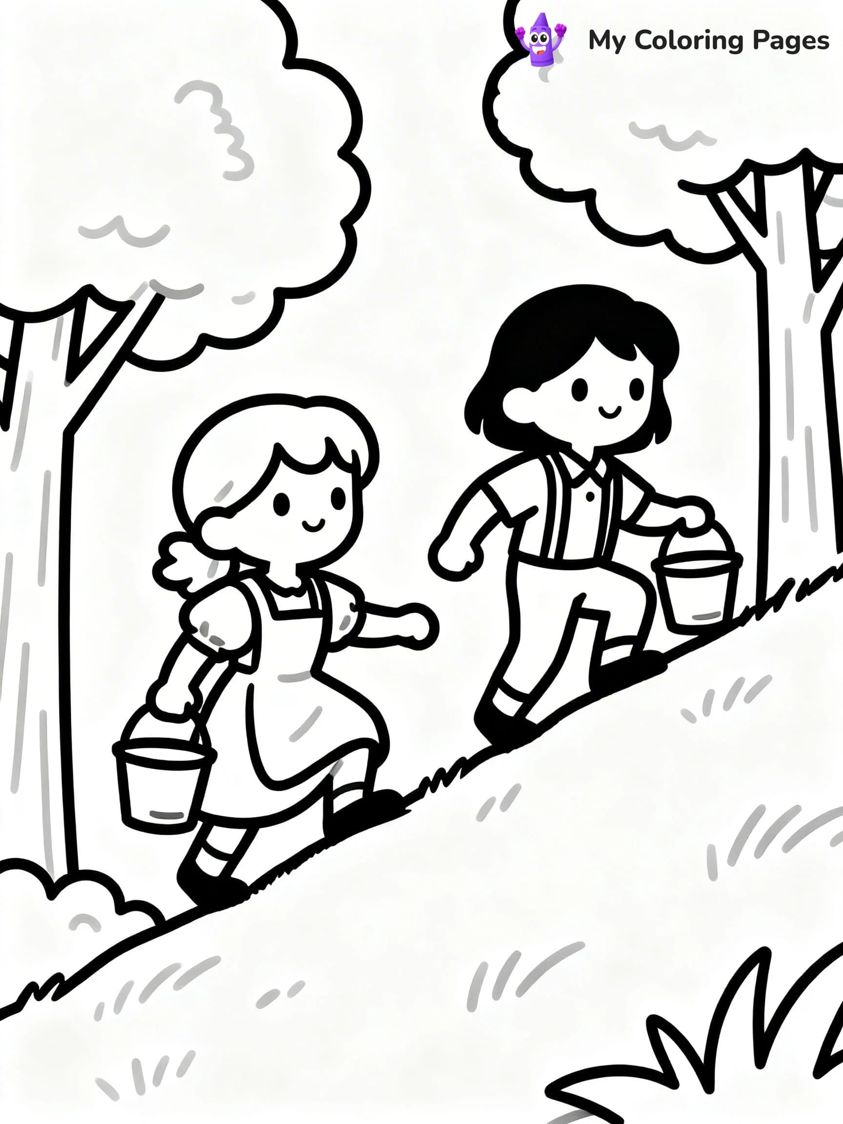 Nursery Rhyme Coloring Pages - 23