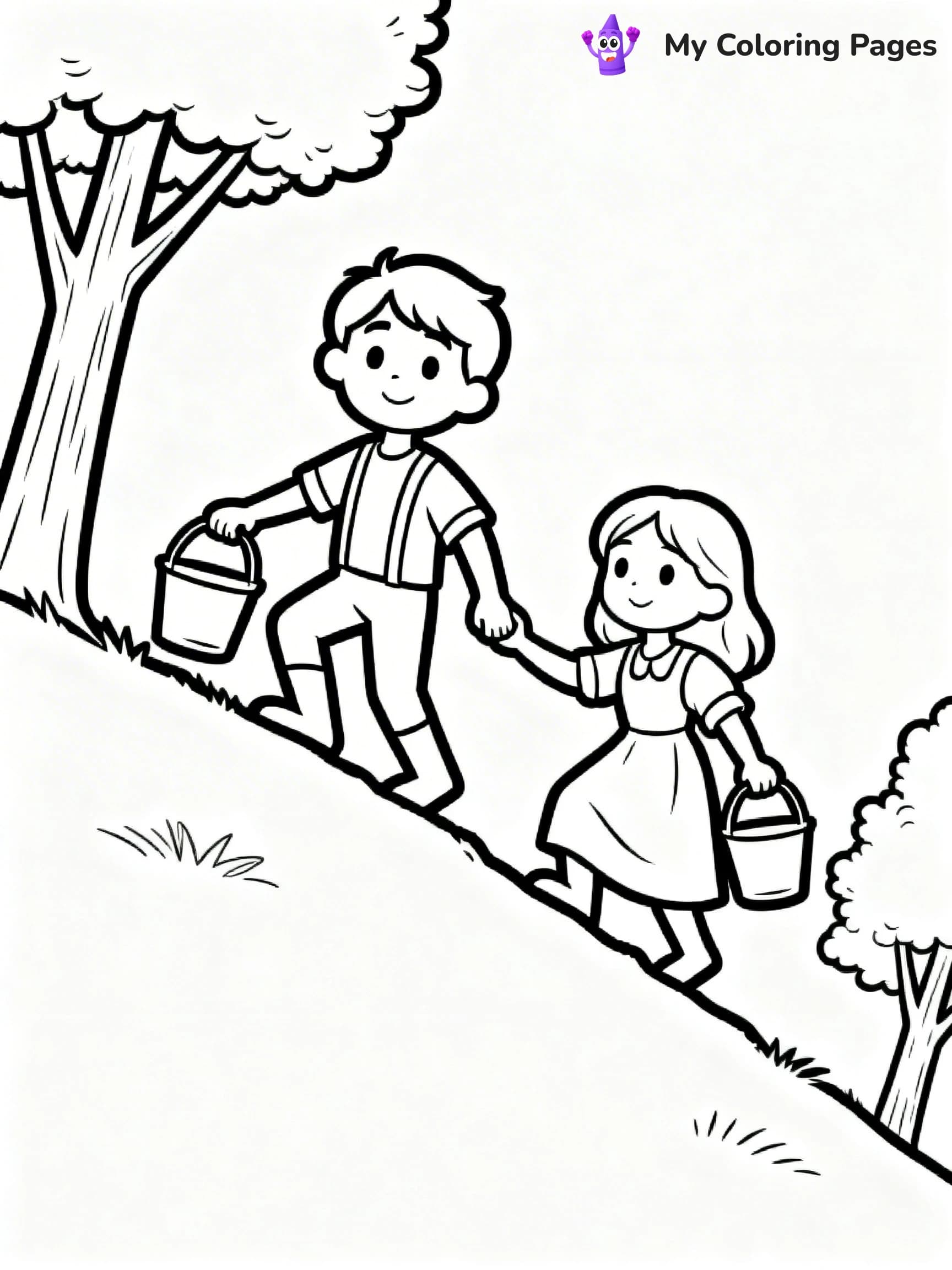Nursery Rhyme Coloring Pages - 19
